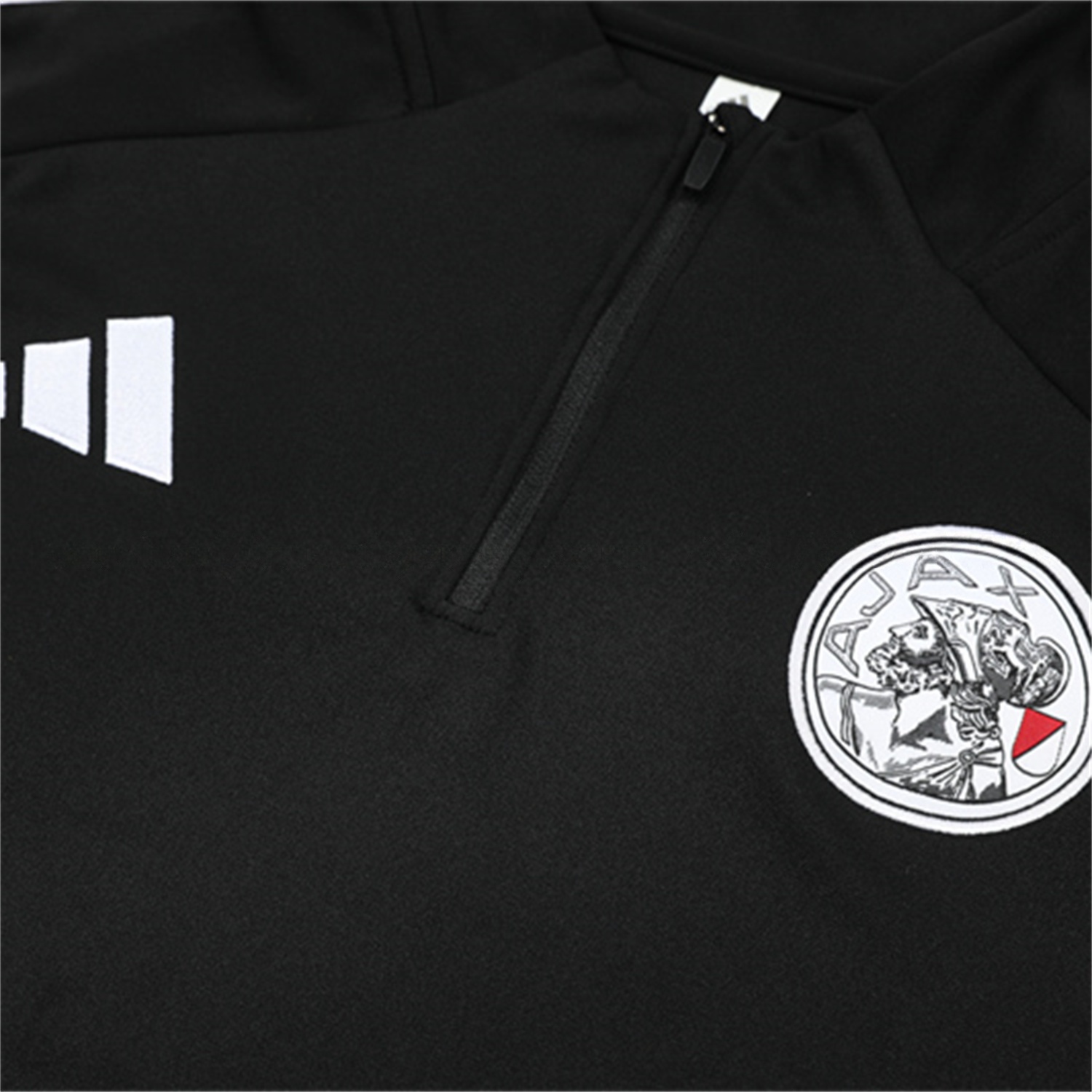 Ajax 25-26 Kids Long Sleeve Training Set - Black Top and Black Pants - UnitedFutballJersey