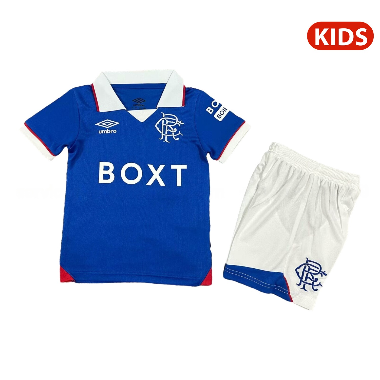 Glasgow Rangers 25-26 Home Kids Kit - UnitedFutballJersey