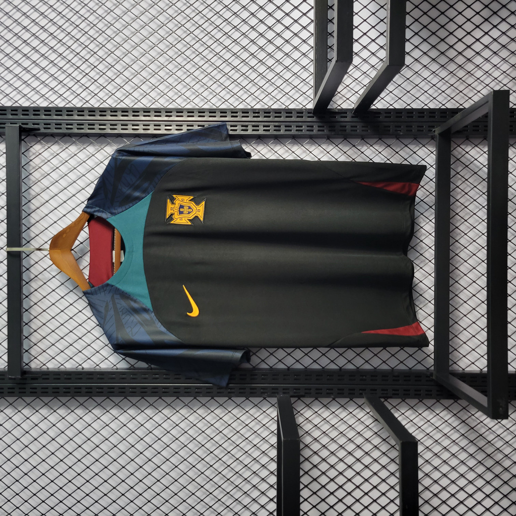 Portugal 22-23 Black Training Jersey - Fans Version - UnitedFutballJersey