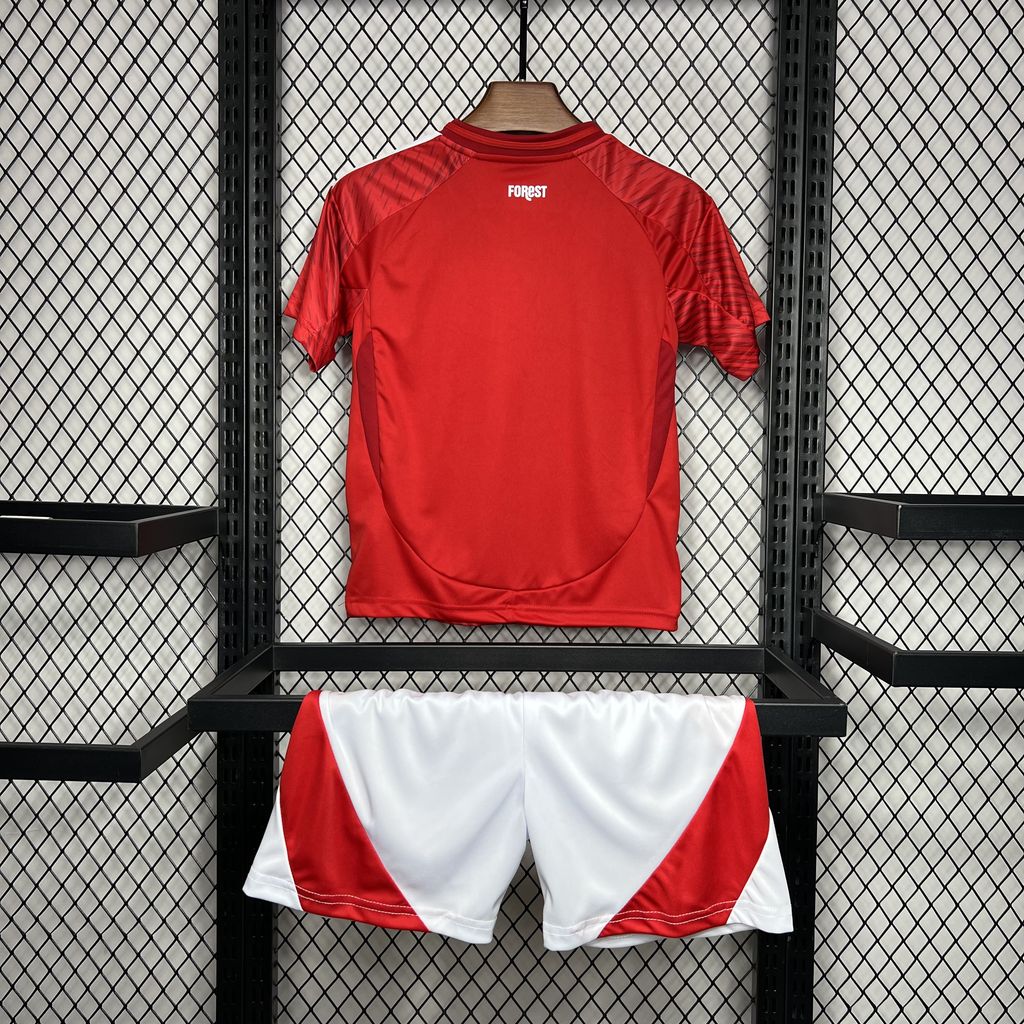 Nottingham Forest 24-25 Home Stadium Kids Kit - UnitedFutballJersey