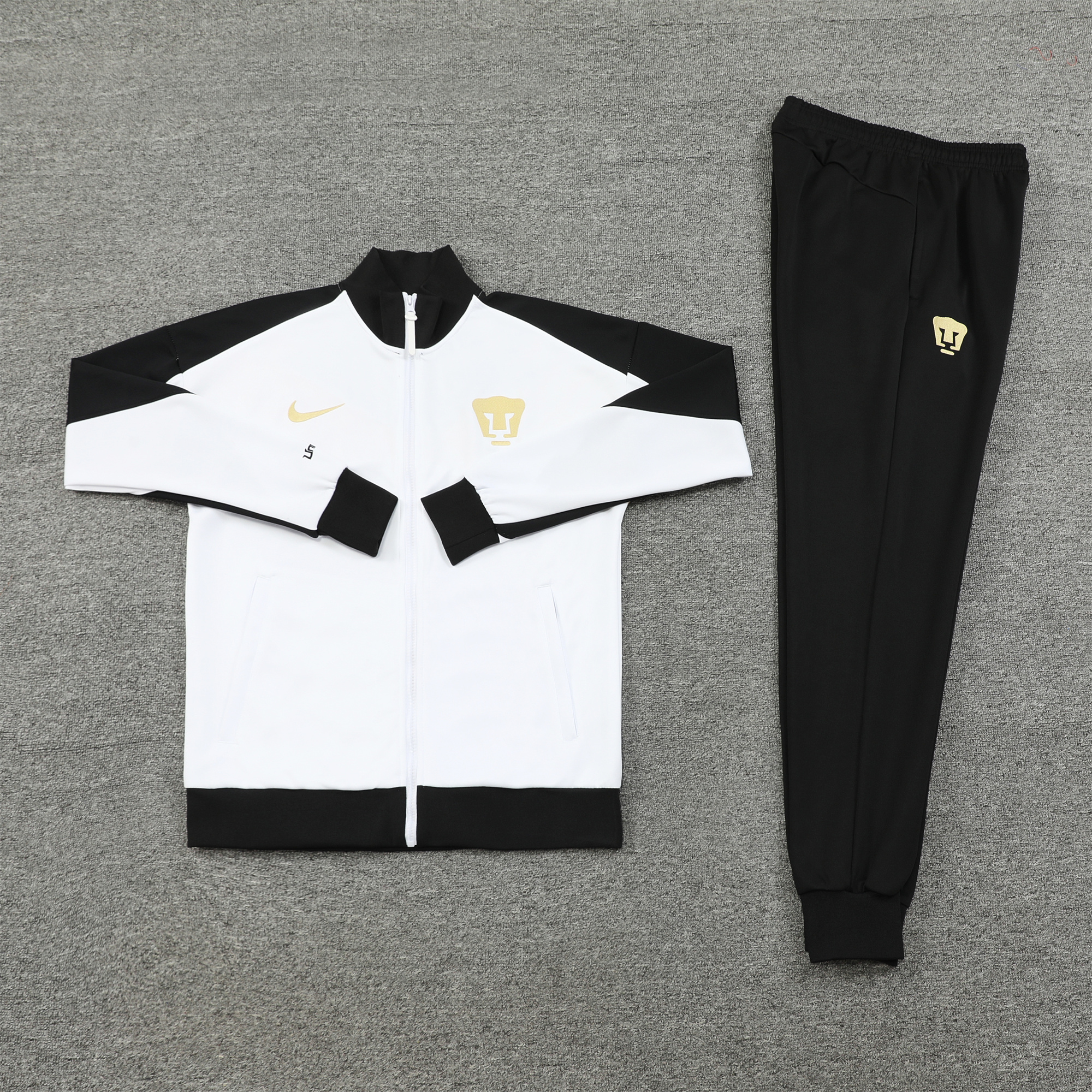 Pumas UNAM 24-25 Jacket Training Tracksuit - White - UnitedFutballJersey