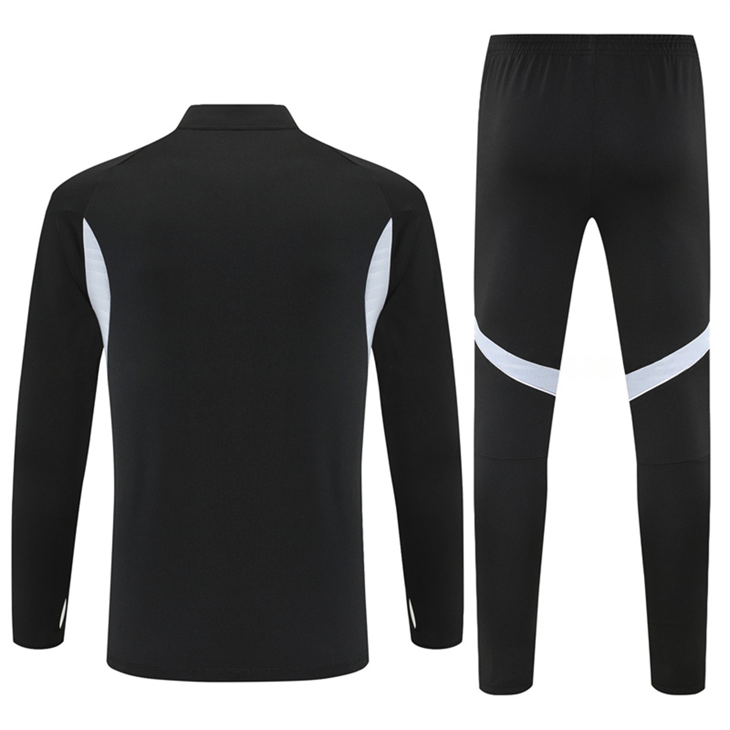 Germany 25-26 Long Sleeve Training Set - Black Top and Black Pants - UnitedFutballJersey