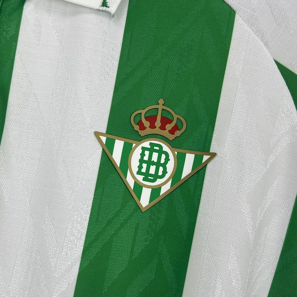 Real Betis 24-25 Home Unsponsored Long Sleeves Jersey - Fans Version - UnitedFutballJersey