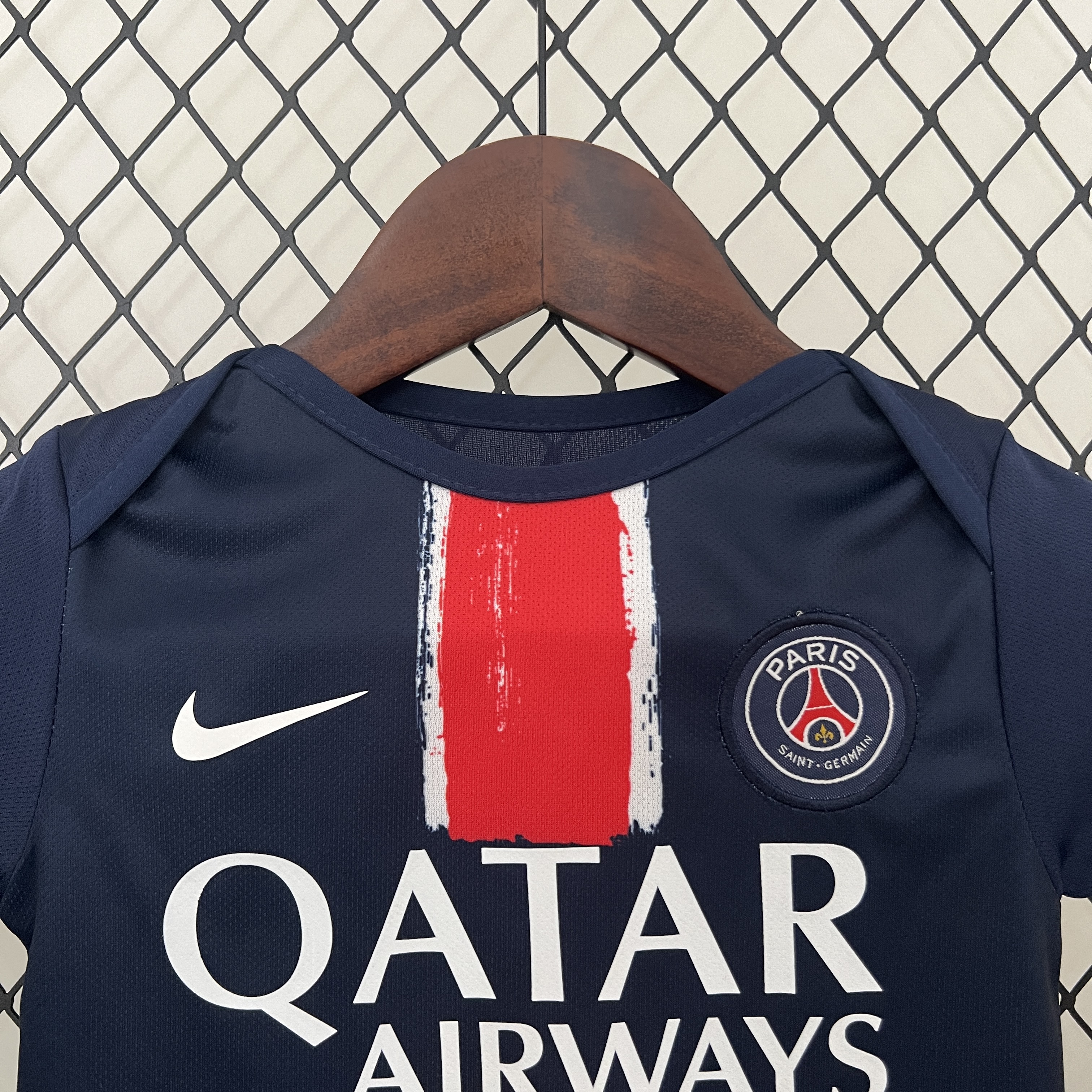 Paris Saint-Germain PSG 24-25 Home Baby Crawling Suit - UnitedFutballJersey