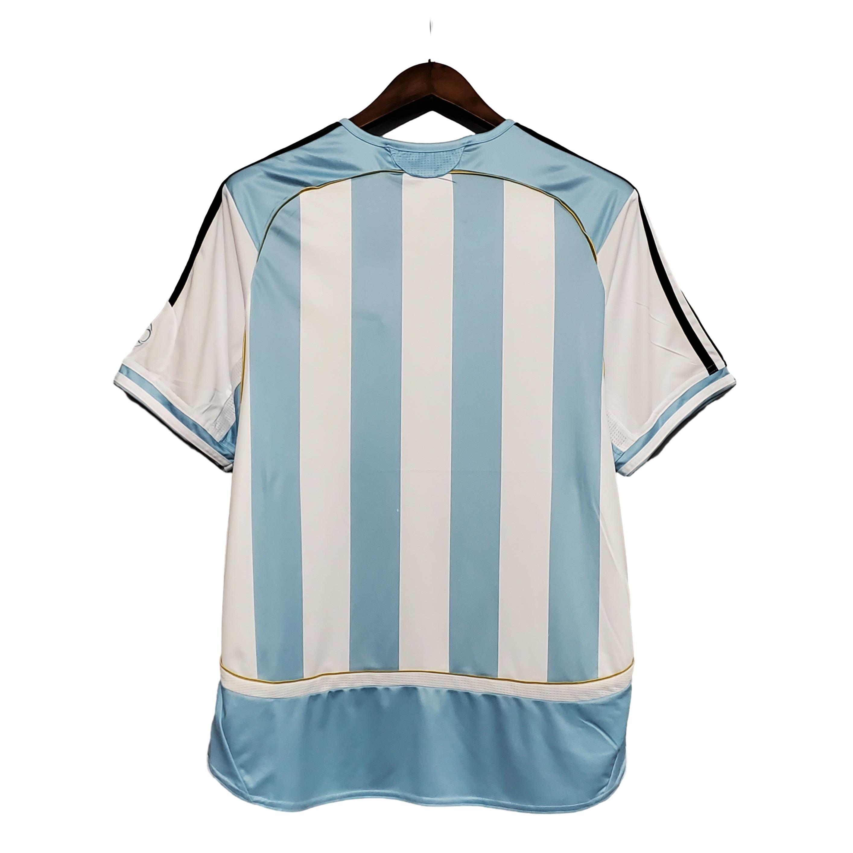 Retro Argentina 2006 Home Stadium Jersey - UnitedFutballJersey