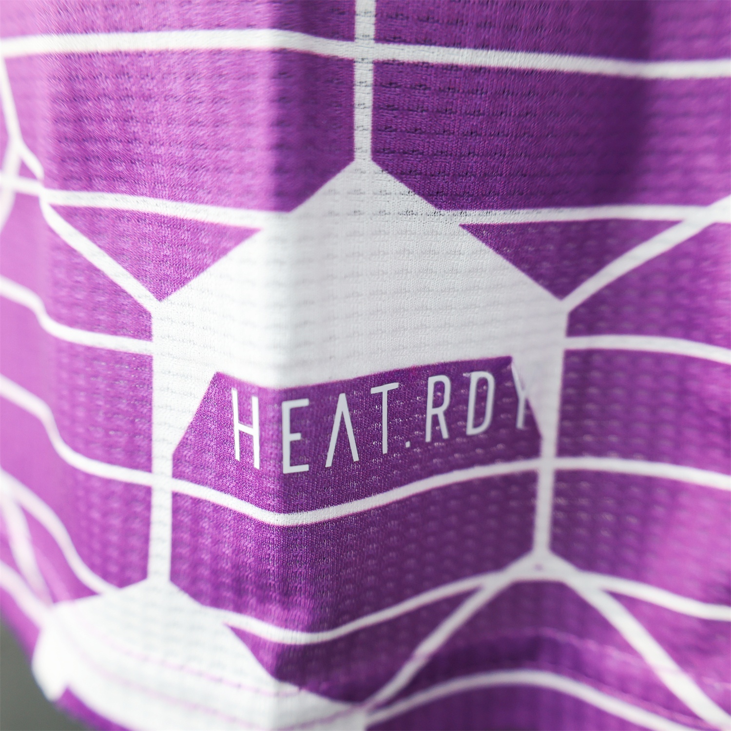 Algeria 25-26 White Purple Gradient with Hexagonal Pattern Jersey - Player Version - UnitedFutballJersey