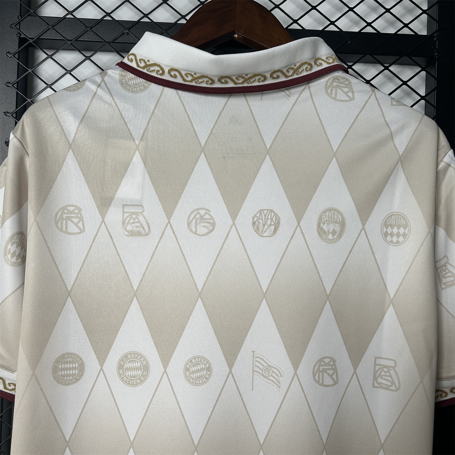 Bayern Munich 2025 125th Anniversary Diamond Pattern Special Edition Jersey - Fans Version - UnitedFutballJersey