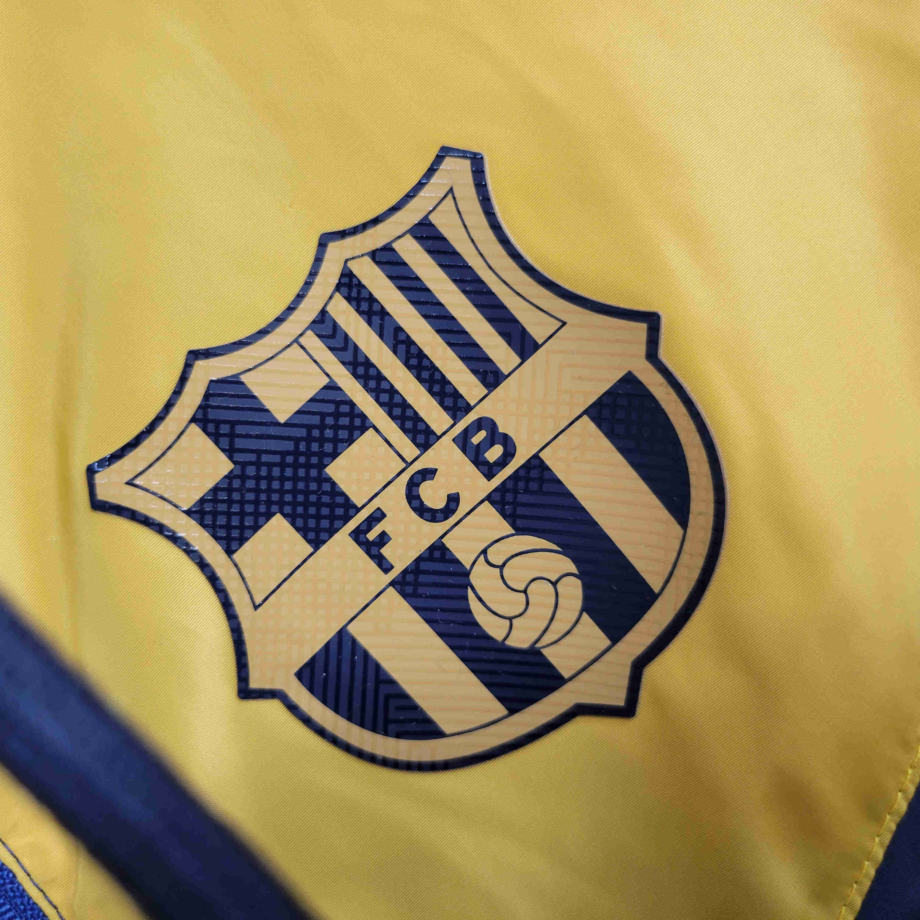 B.A.R.S.A 23-24 Red Royal Blue Yellow PlayerWindbreaker - UnitedFutballJersey