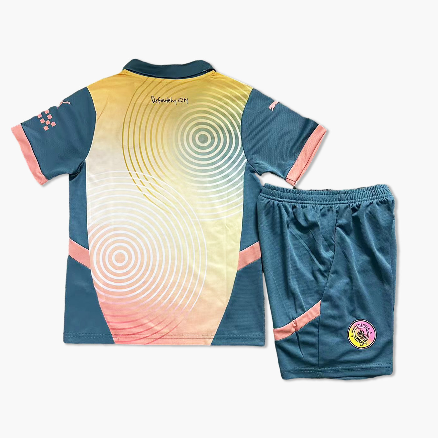 Manchester City 24-25 Fourth Kids Kit - UnitedFutballJersey