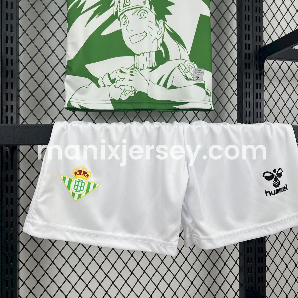 Real Betis 25-26 NARUTO Special Edition Kids Kit - UnitedFutballJersey