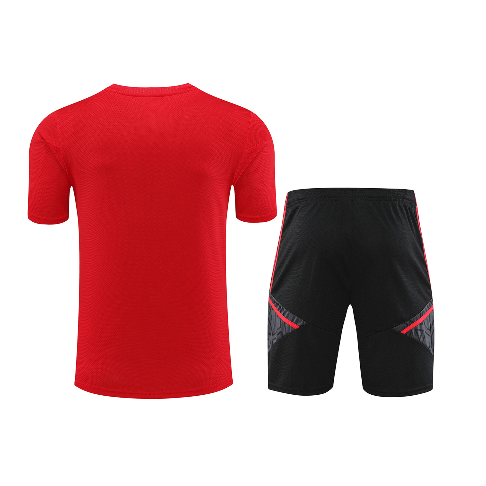 Bayern Munich 23-24 Short-Sleeve Training Set - Red - UnitedFutballJersey