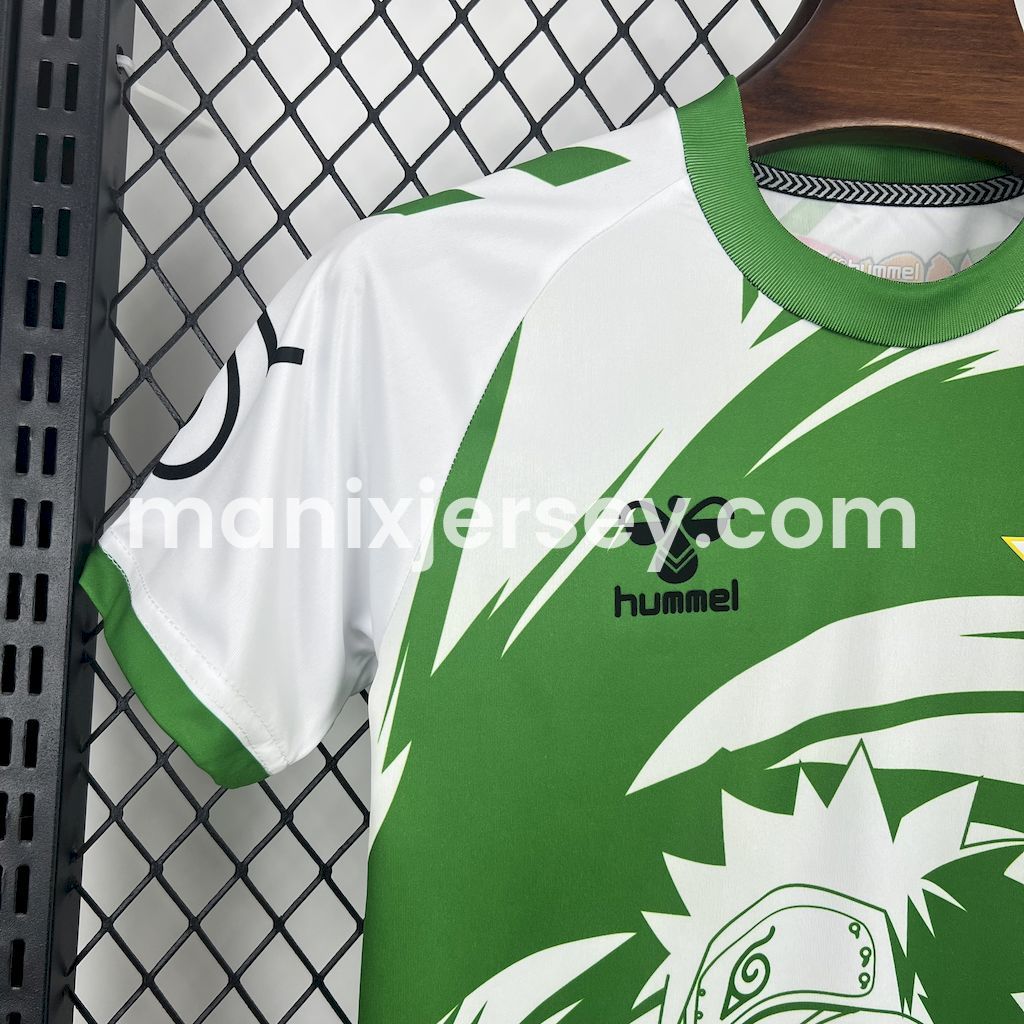 Real Betis 25-26 NARUTO Special Edition Kids Kit - UnitedFutballJersey