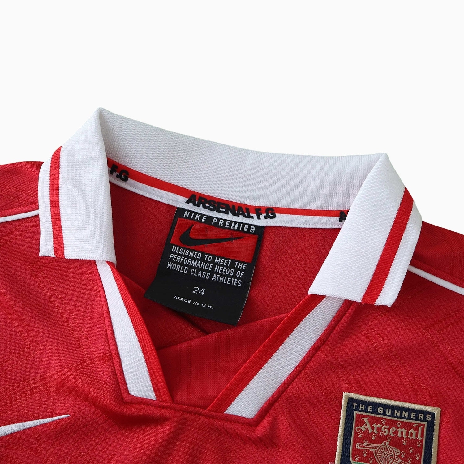 Retro Arsenal 1996-97 Home Kids Kit - UnitedFutballJersey