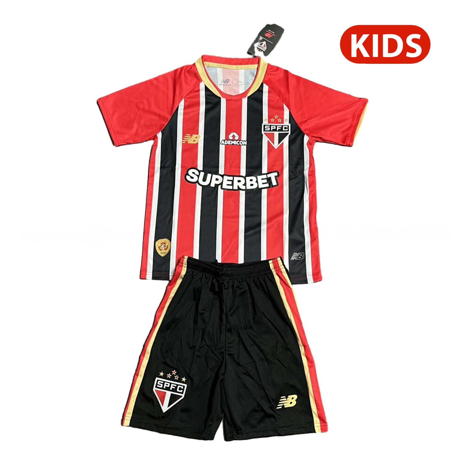 Sao Paulo 25-26 Away Kids Kit - UnitedFutballJersey