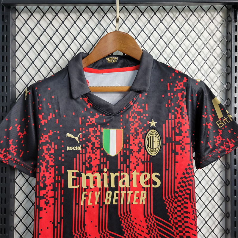 AC Milan 22-23 Kids Kit Special Edition - UnitedFutballJersey