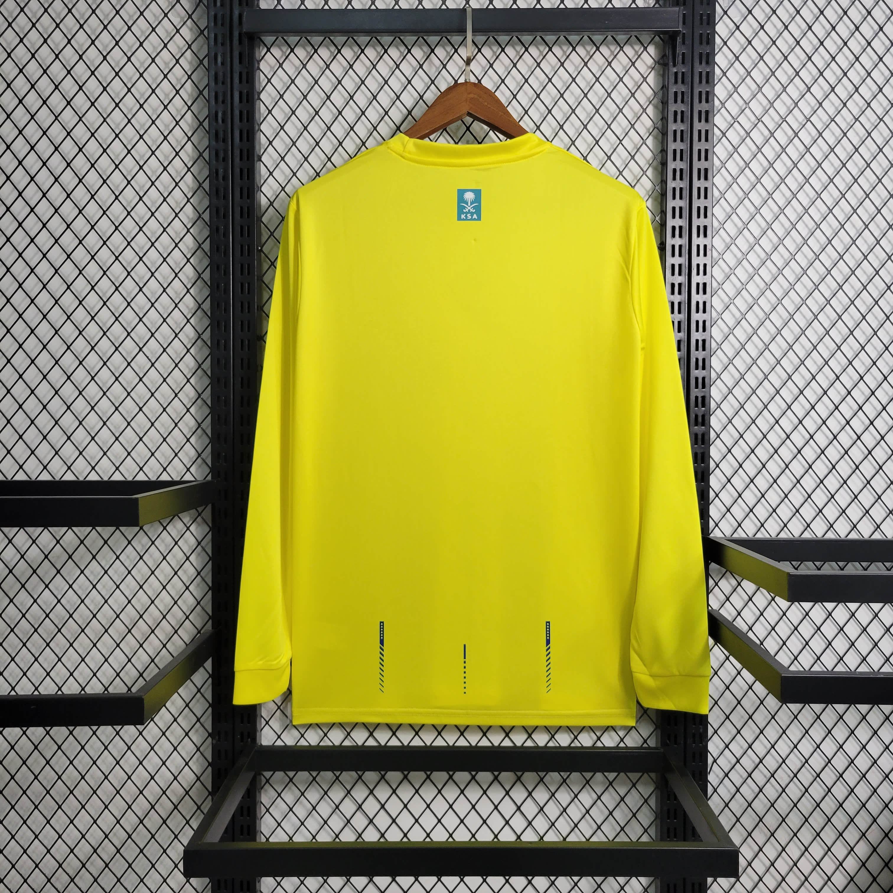 Al Nassr Riyadh Victory 23-24 Home Long Sleeve Jersey - Fans Version - UnitedFutballJersey