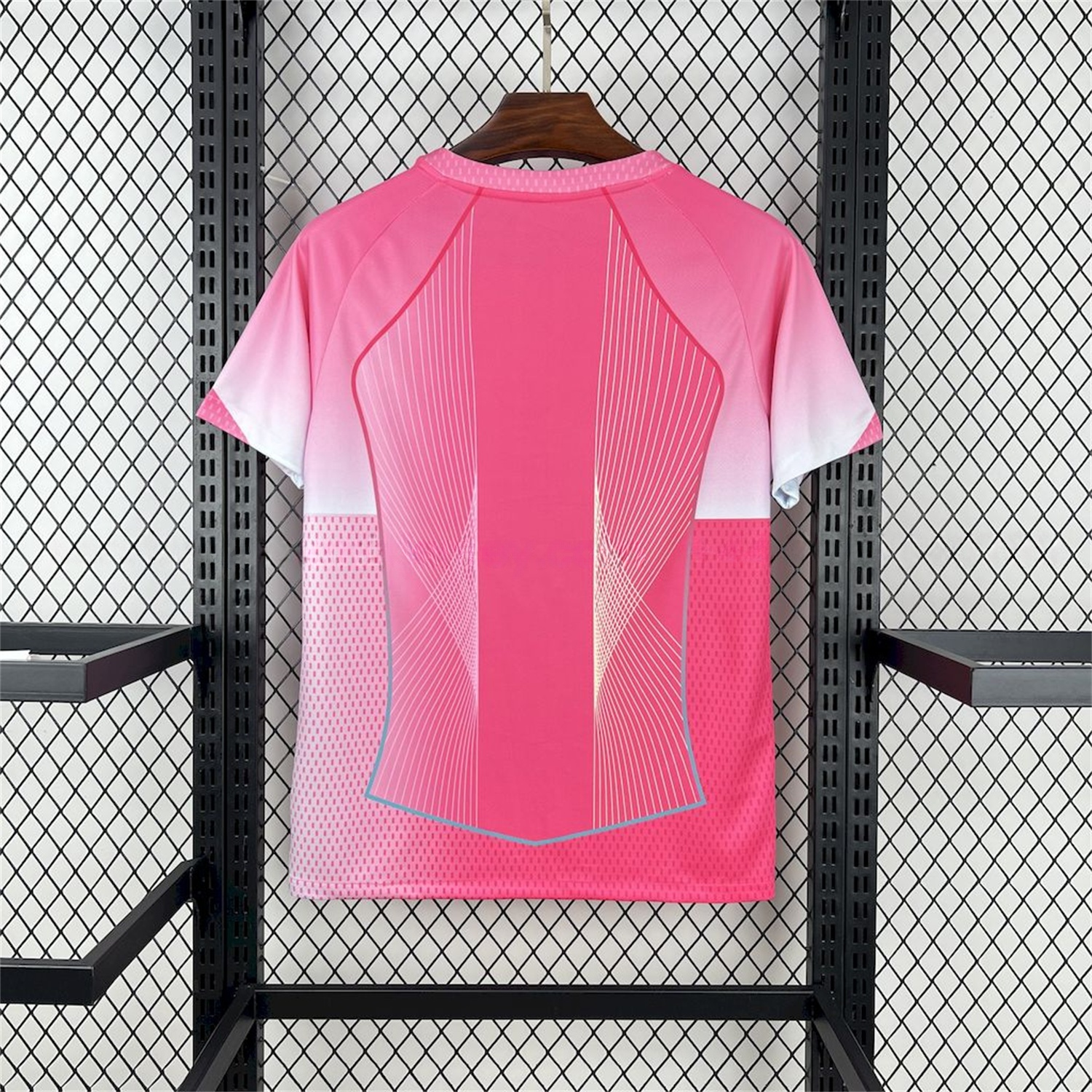 Barcelona 25-26 T90 White Lines Pink Gradient Special Jersey - Fans Version - UnitedFutballJersey