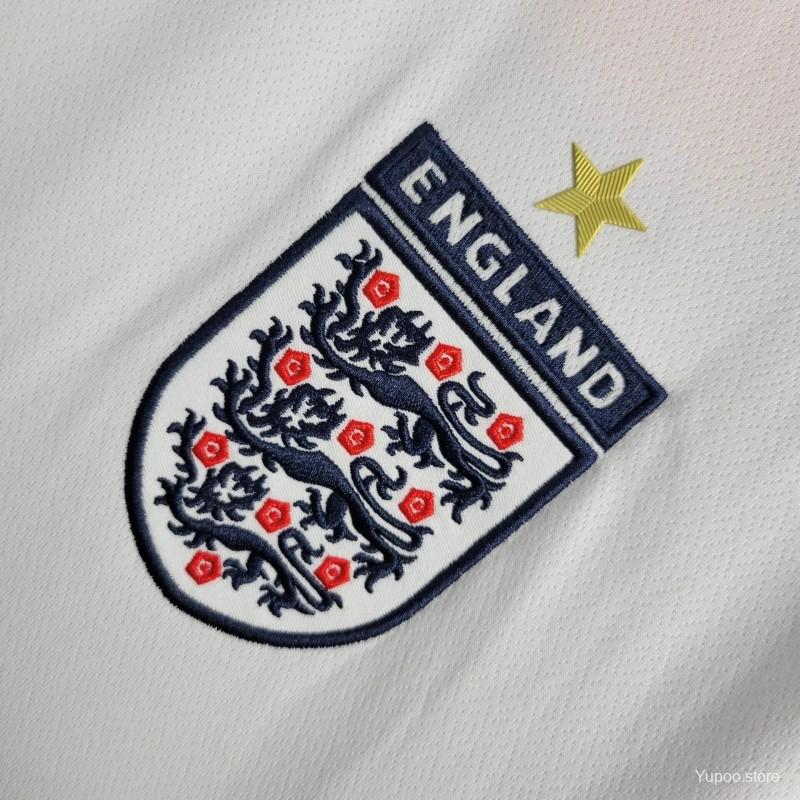 Retro England 2006 Home Long Sleeve Jersey - UnitedFutballJersey