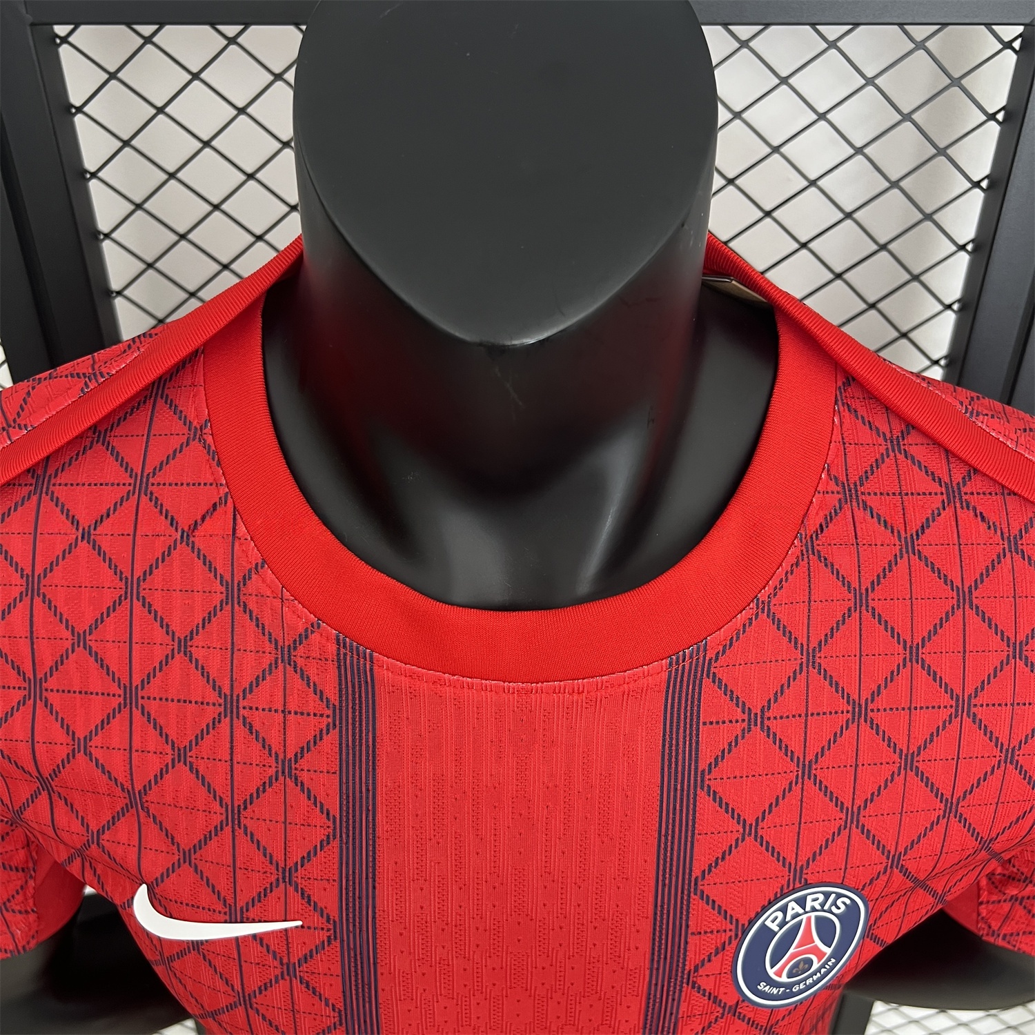 Paris Saint-Germain PSG 25-26 Red Pre-Match Training Jersey - Player Version - UnitedFutballJersey