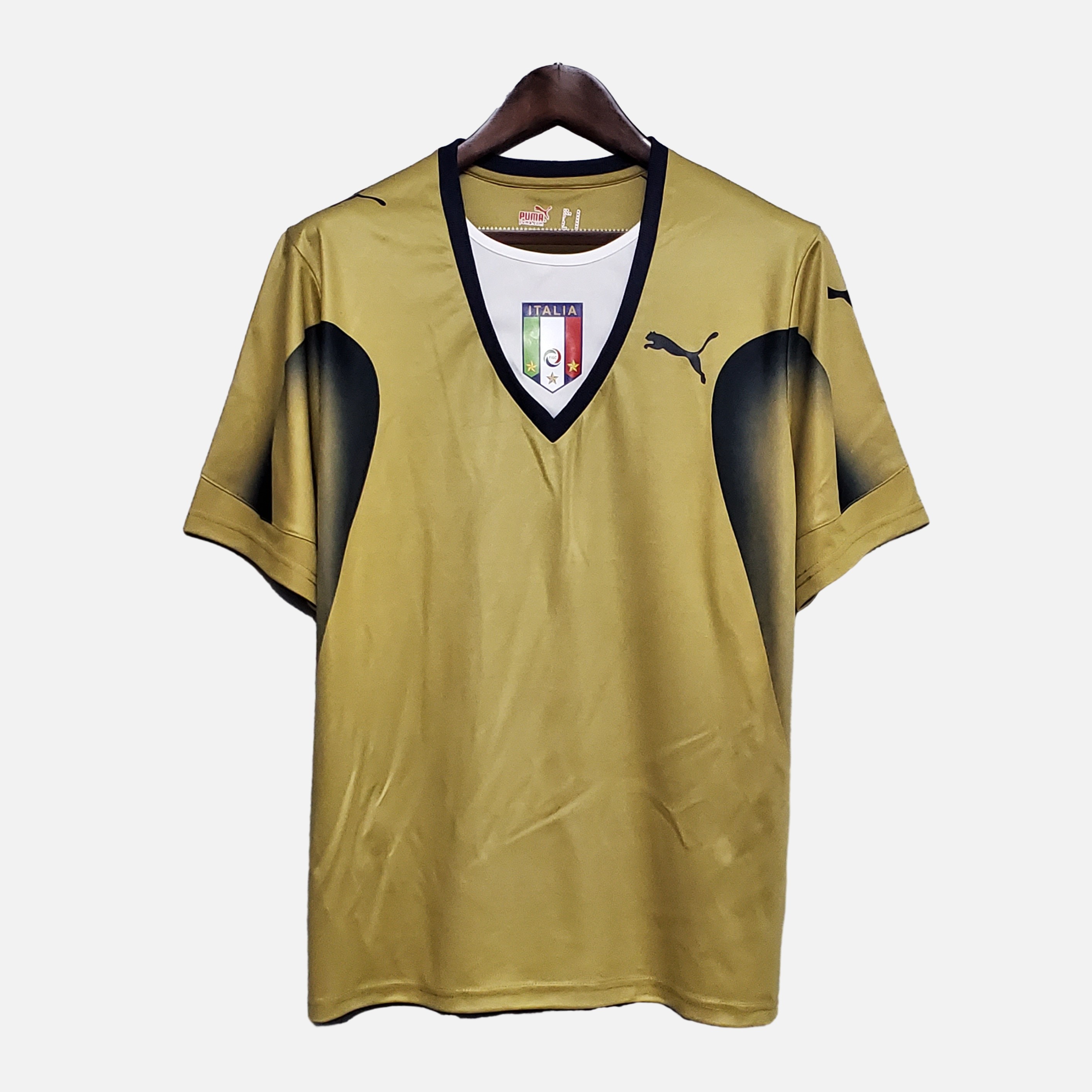 Retro Italy 2006 Golden Goalkeeper Jersey - UnitedFutballJersey