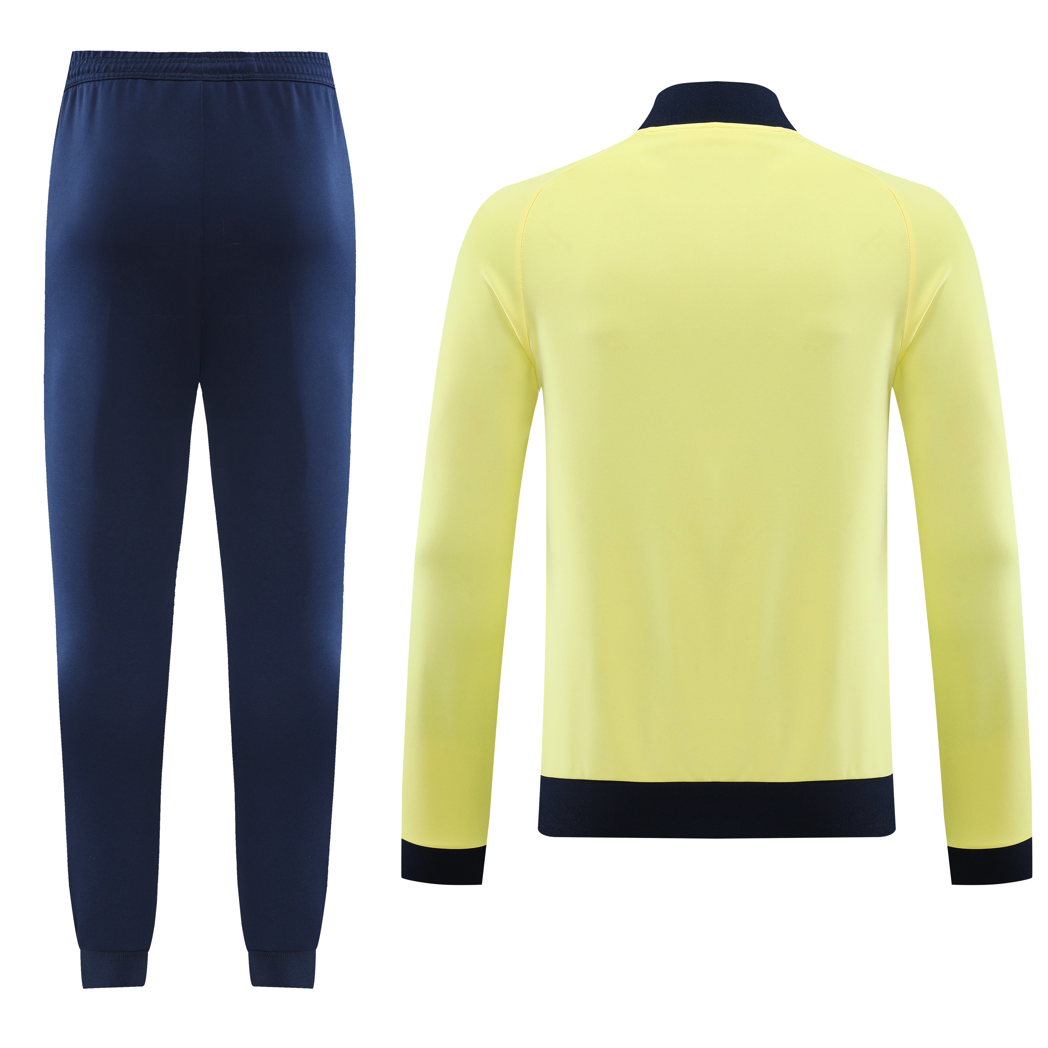 23-24 Manchester City Yellow Jacket Suit - UnitedFutballJersey