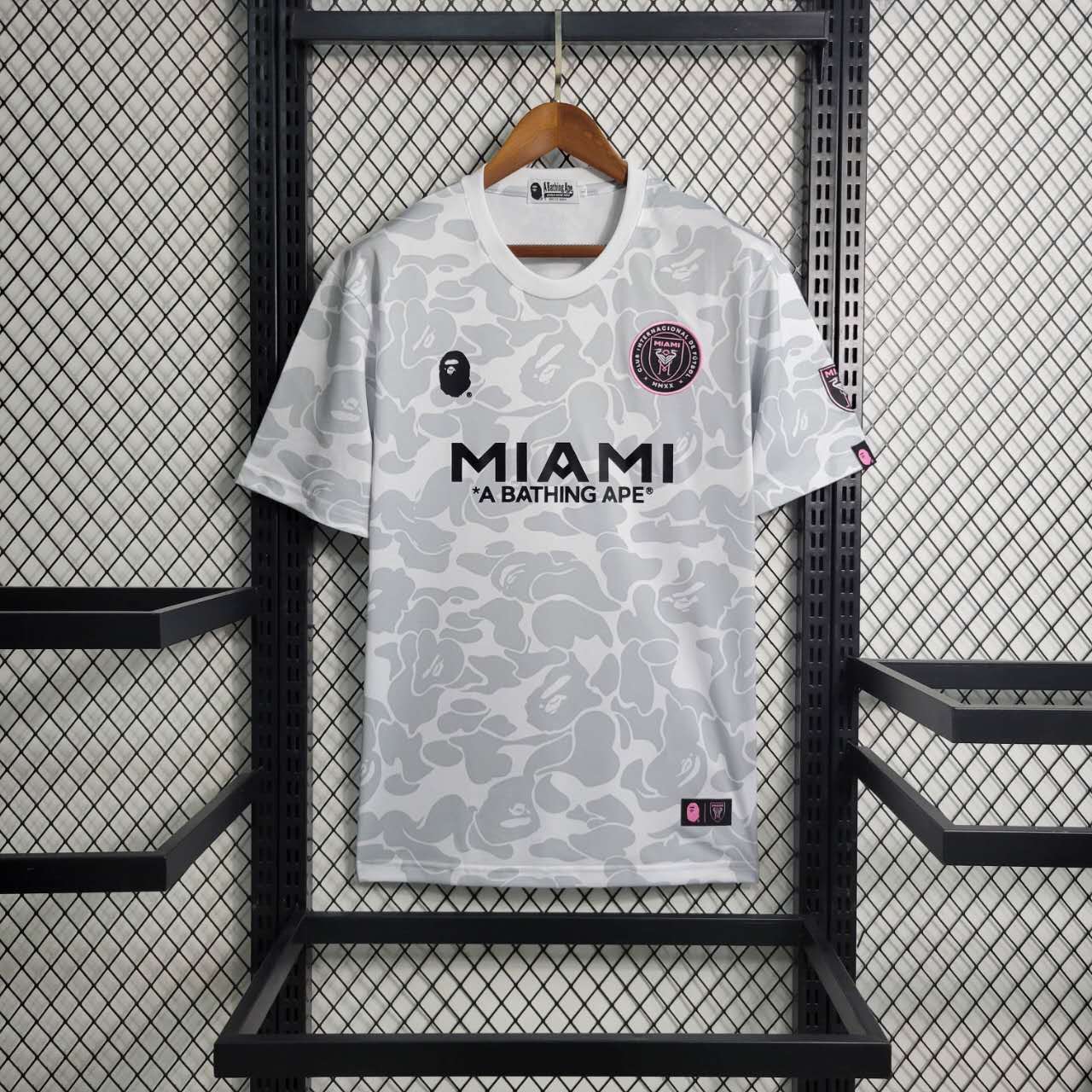 INT M.A.M x A.P.E 23-24 White Special Edition Jersey - Fans Version - UnitedFutballJersey