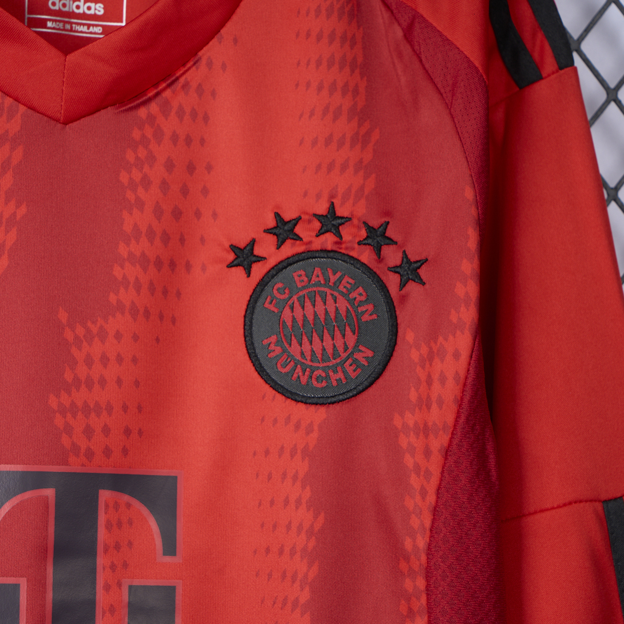 Bayern Munich 24-25 Home Long Sleeve Kids Kit - Fans Version - UnitedFutballJersey
