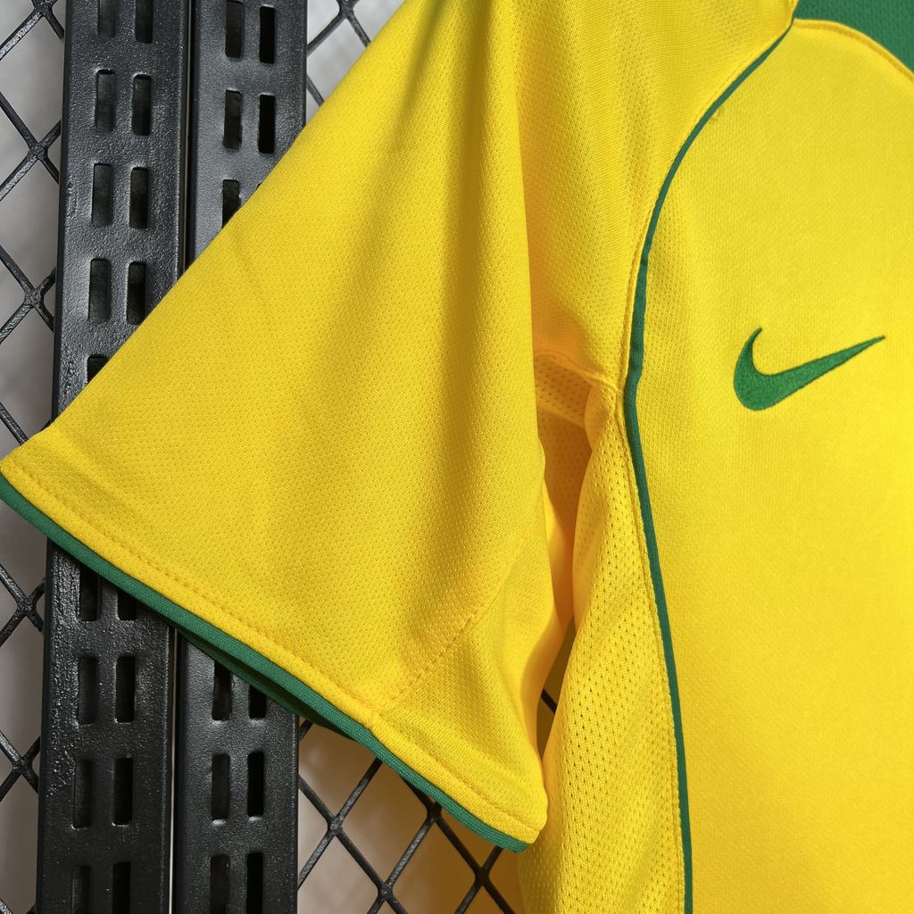 Retro Brazil 2004 Home Jersey - UnitedFutballJersey