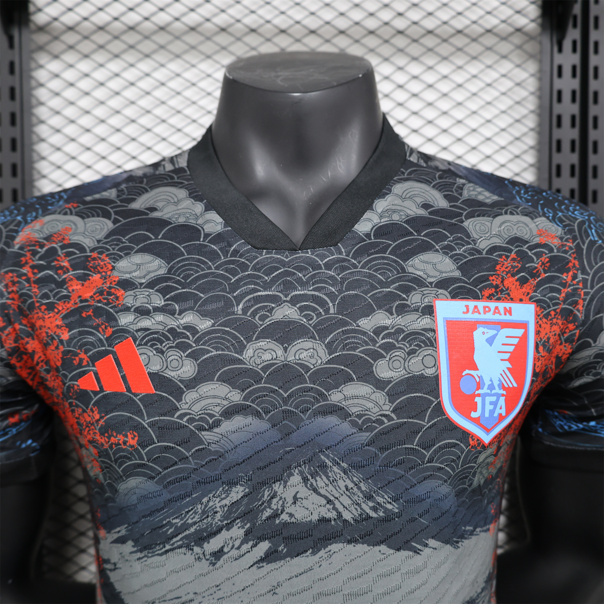 Japan 2024 Fuji Mountain Special Edition Black Jersey - Player Version - UnitedFutballJersey