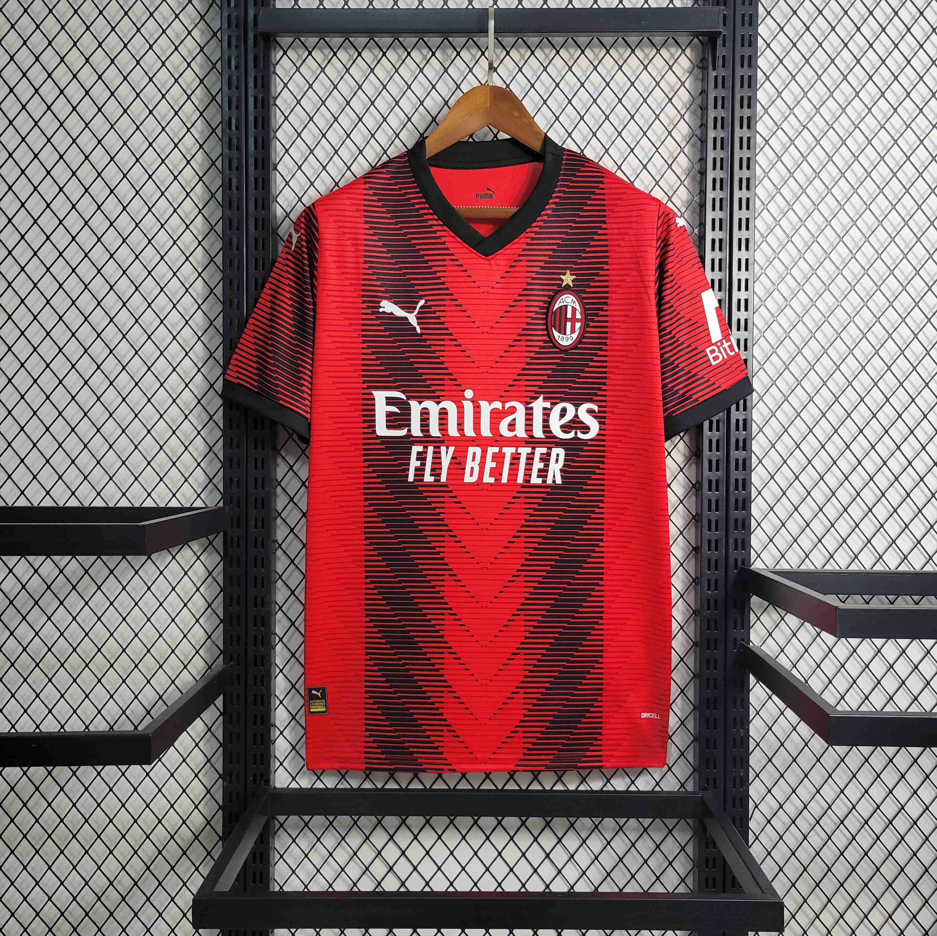 23/24 AC Milan Home Jersey - Fans Version - UnitedFutballJersey
