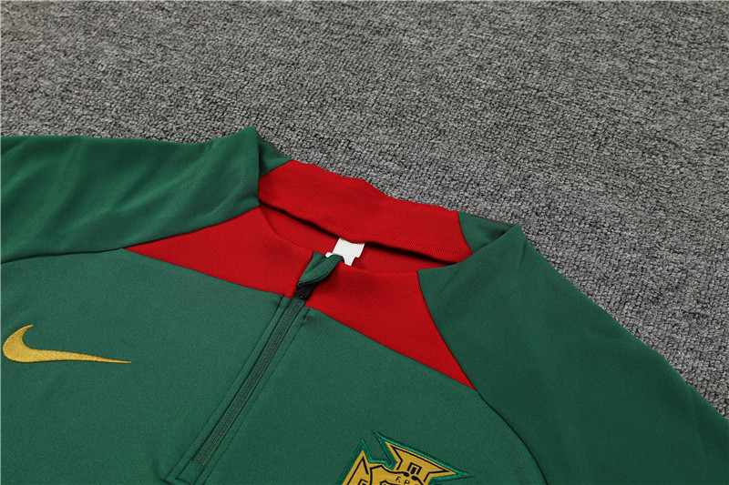Portugal 23-24 Long Sleeve Training Set -Green - UnitedFutballJersey