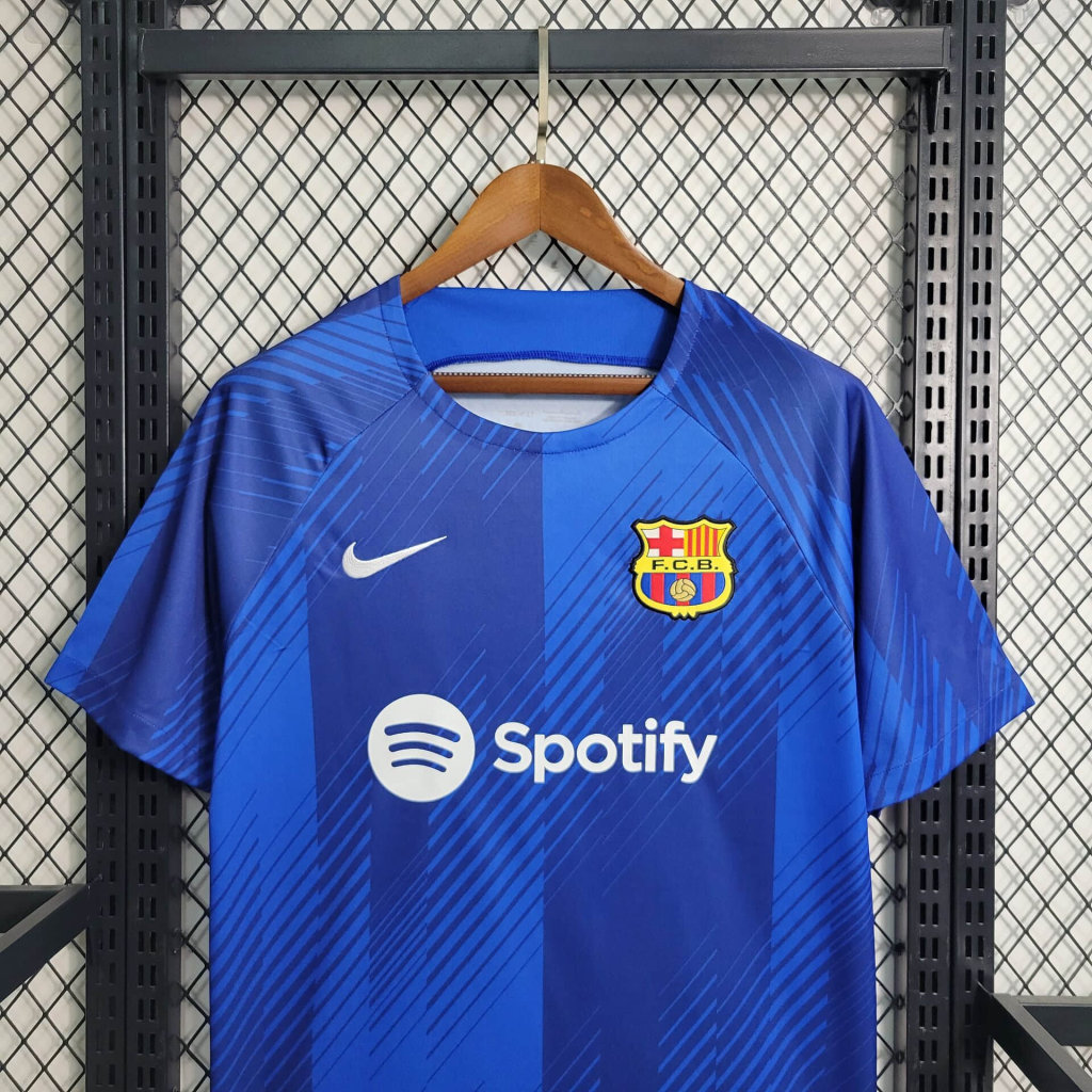 B.A.R.S.A 23-24 Blue Training Jersey - Fans Version - UnitedFutballJersey