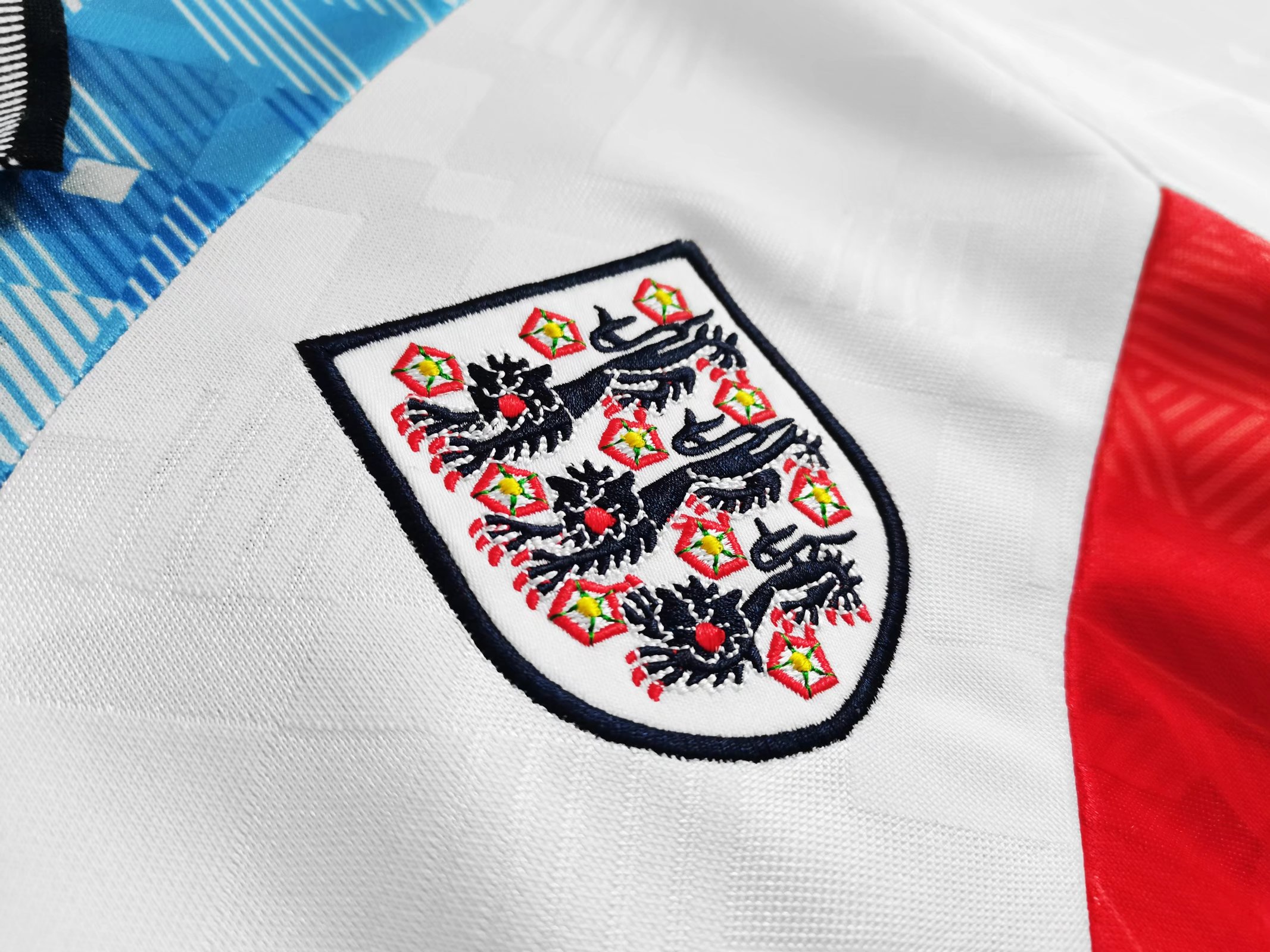Retro England 1990 Three Color Jersey - UnitedFutballJersey