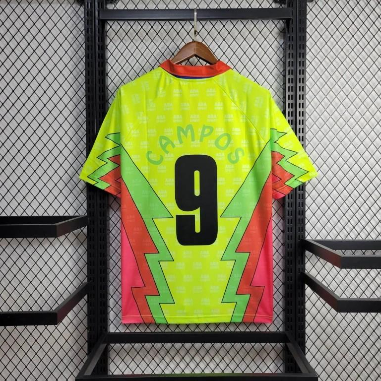 Retro Mexico 1995 Goalkeeper Green Jersey - UnitedFutballJersey