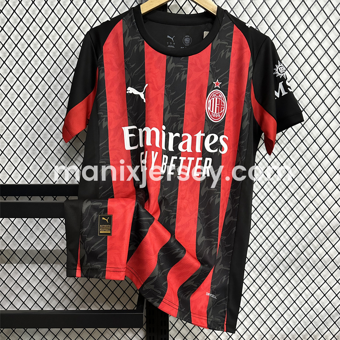 AC Milan 25-26 Home Jersey - Fans Version - UnitedFutballJersey