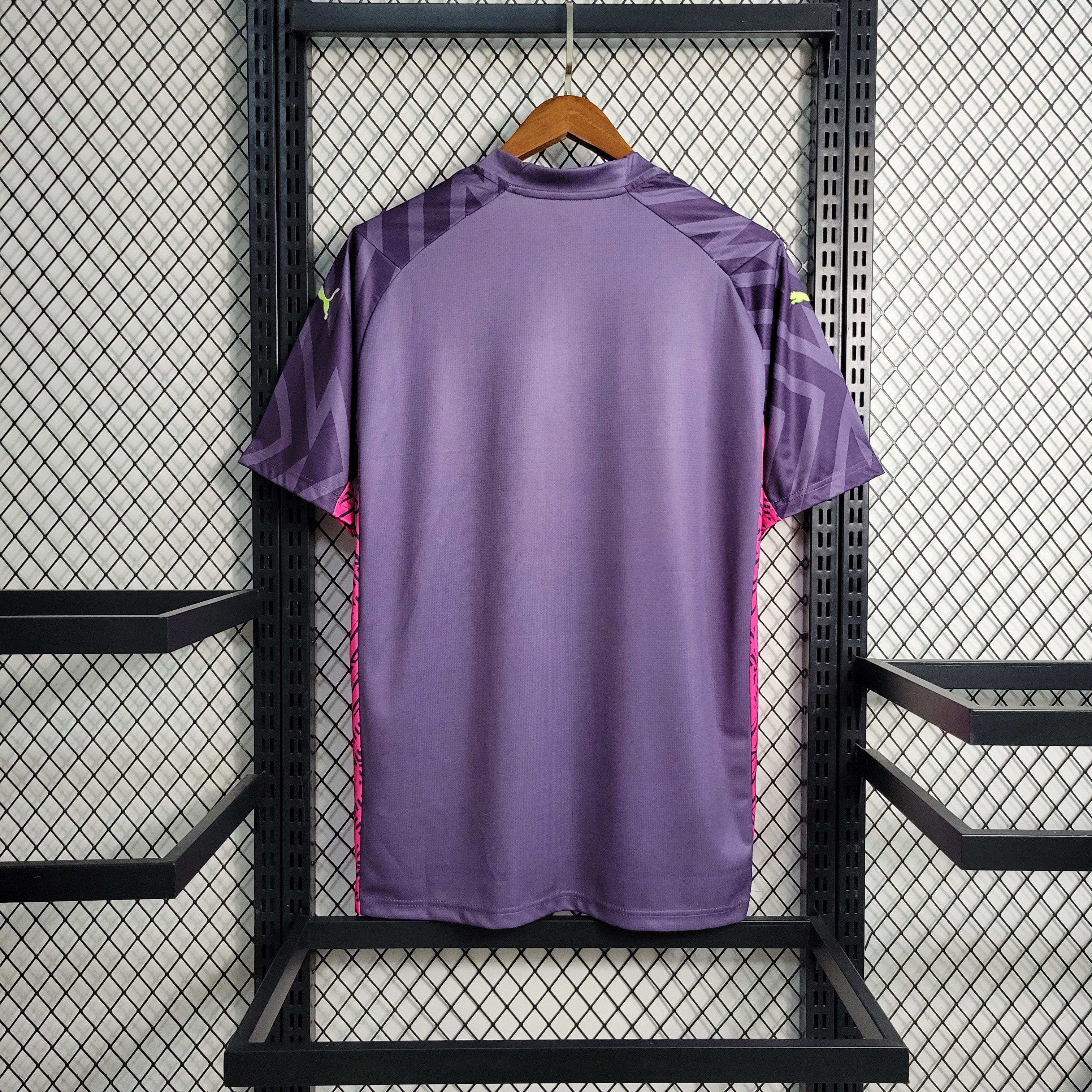 23-24 Manchester City Purple Goal Keeper Fans Jersey - UnitedFutballJersey