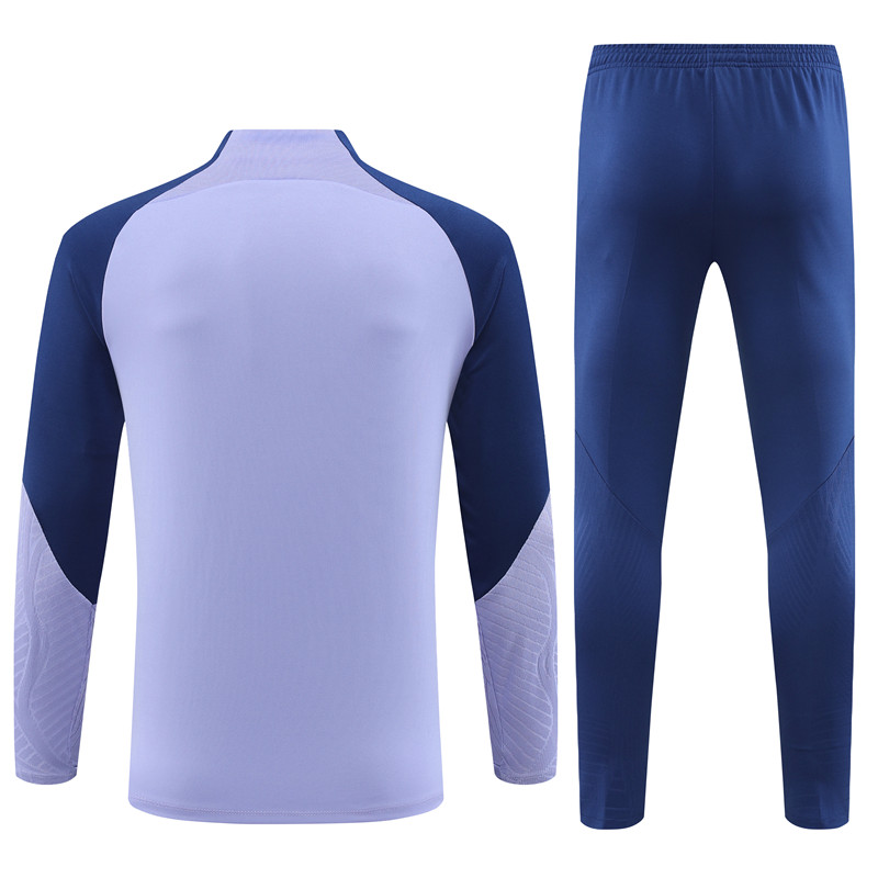Tottenham Hotspur 23-24 Kids Long Sleeve Training Set Set Purple - UnitedFutballJersey