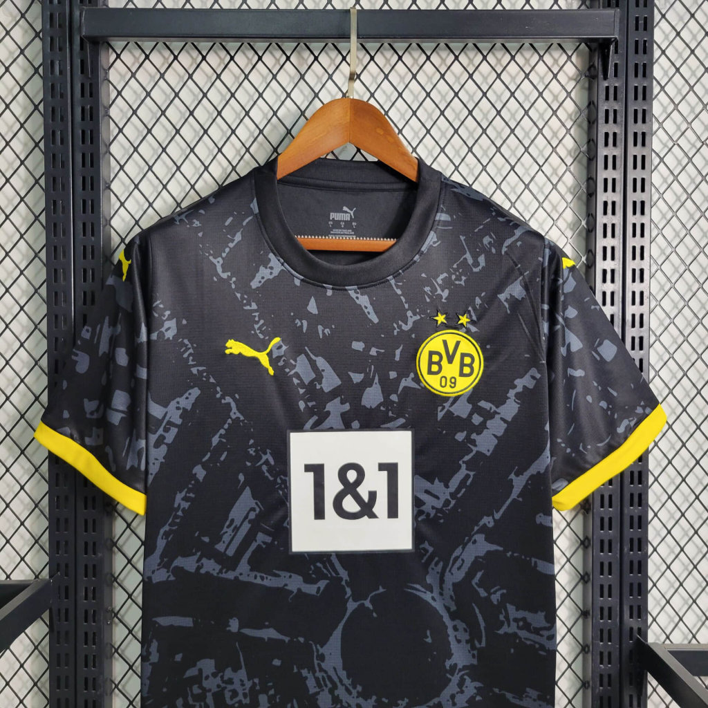 BVB Dortmund 23-24 Away Jersey - Fans Version - UnitedFutballJersey