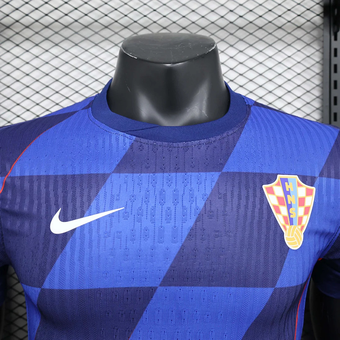 Croatia 2024 Away Stadium Jersey - Player Version - UnitedFutballJersey