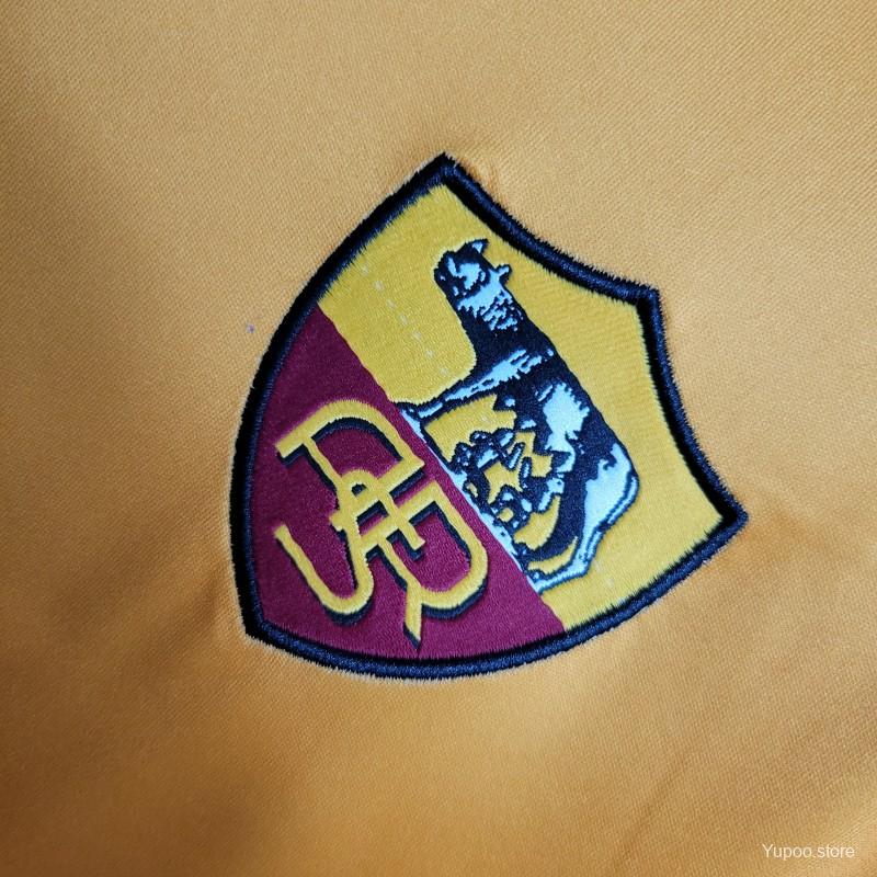 Retro Roma 2001-02 European Home Jersey - UnitedFutballJersey
