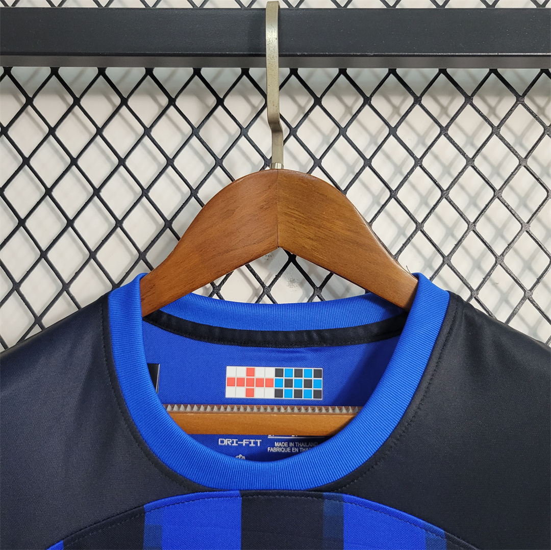 Inter Milan 23-24 Home Kids Kit - UnitedFutballJersey
