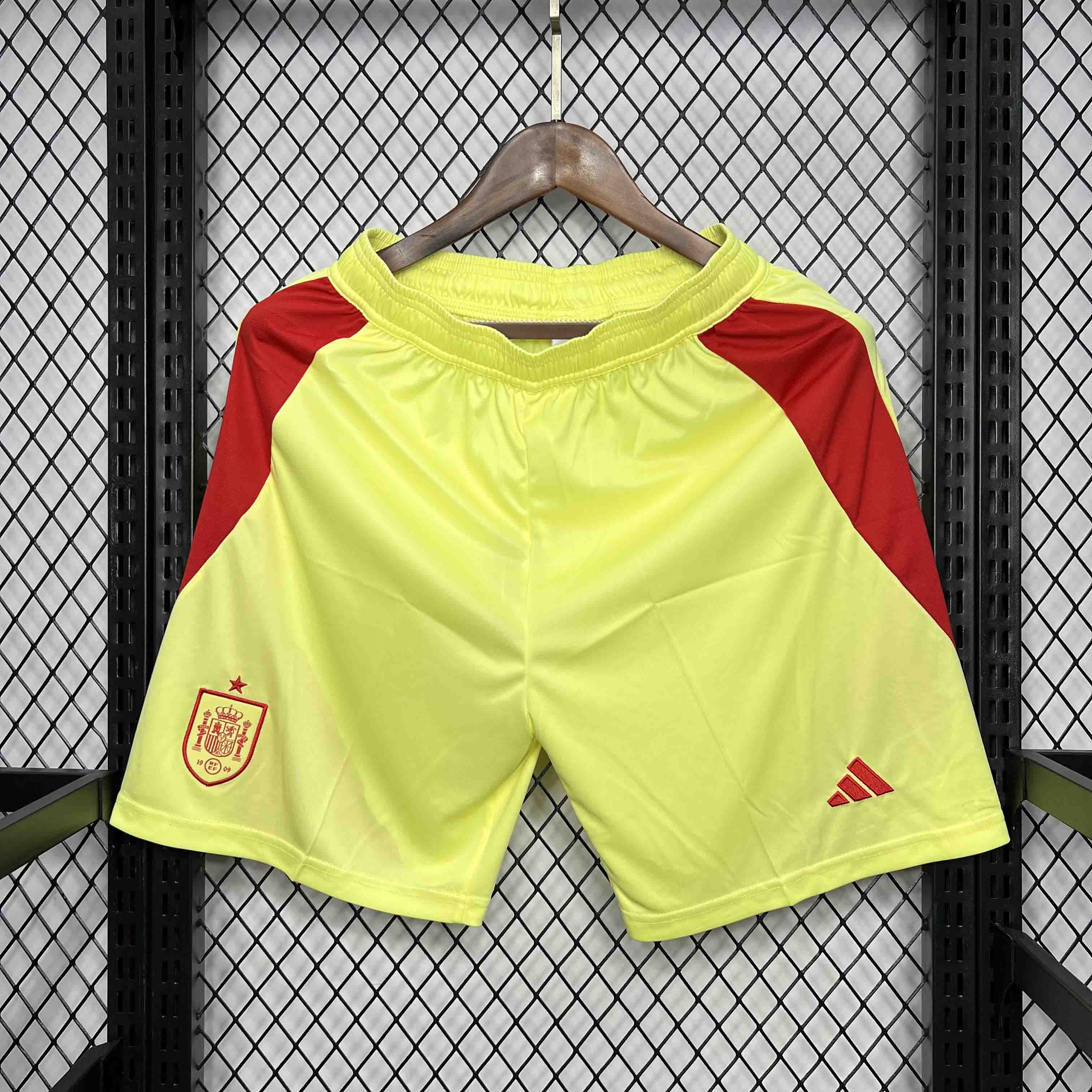 Spain 2024 Away Shorts - Fans Version - UnitedFutballJersey