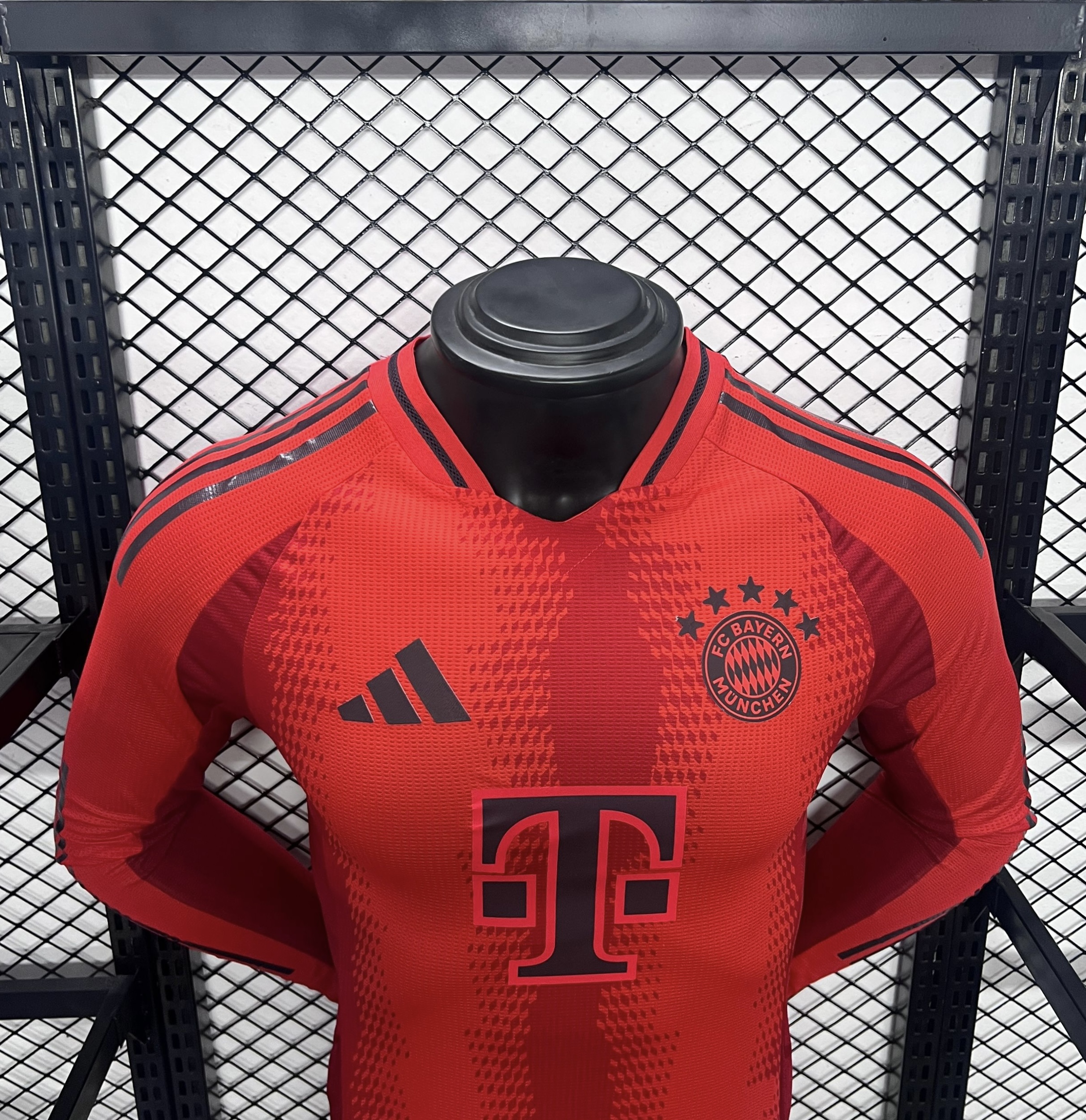 Bayern Munich 24-25 Home Long Sleeve Jersey - Player Version - UnitedFutballJersey