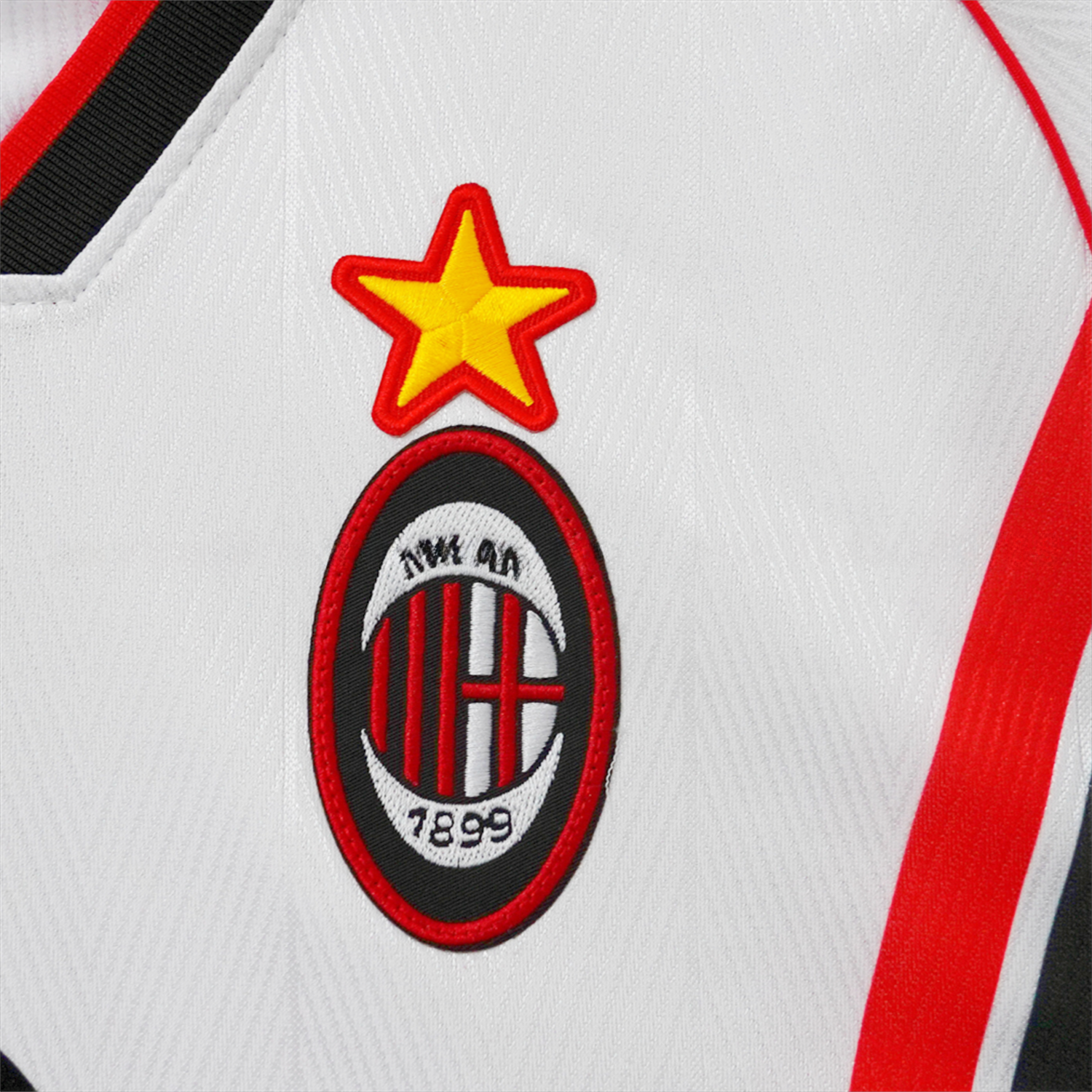 Retro AC Milan 1997-98 Away Long Sleeves Jersey - UnitedFutballJersey