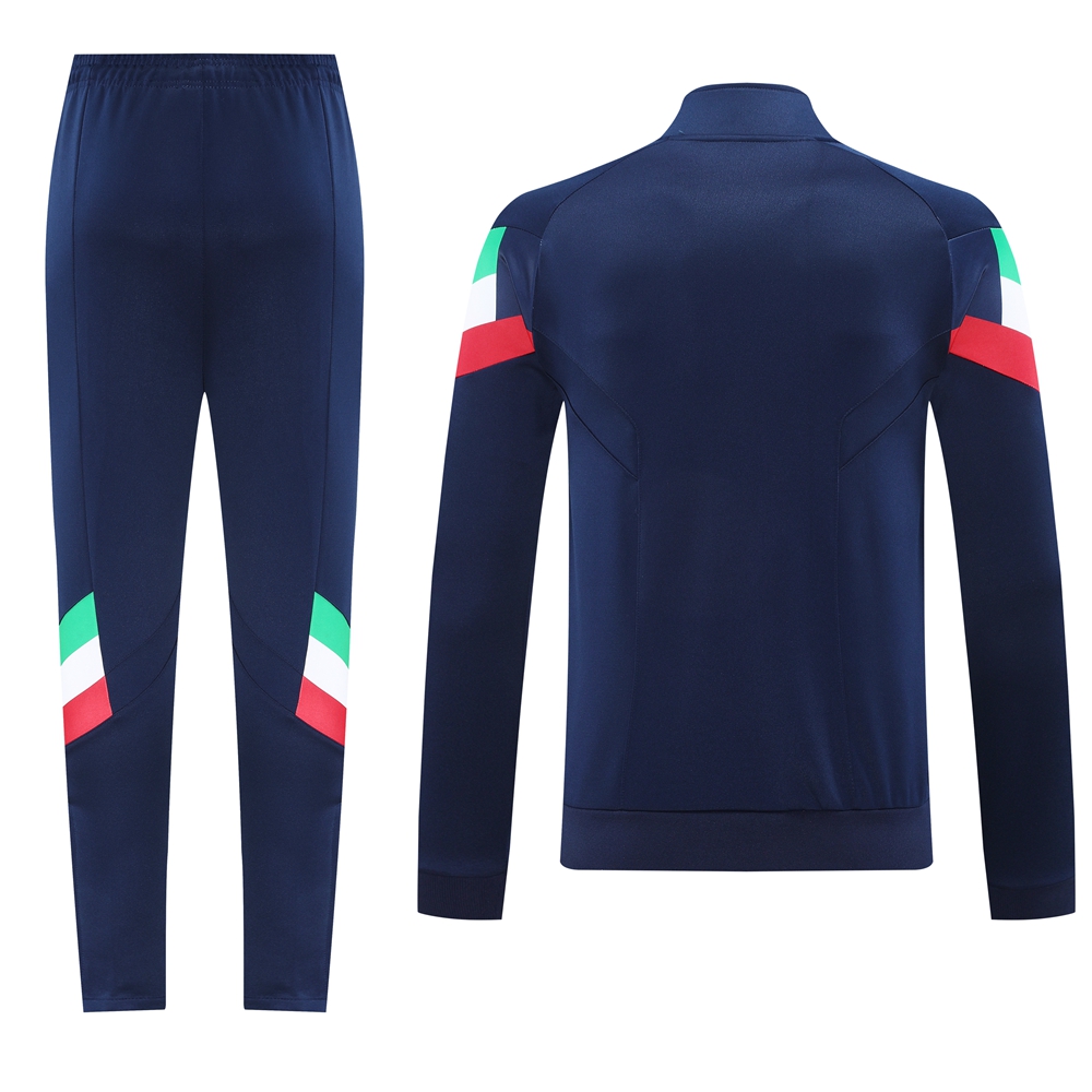 Italy 24-25 Training Hoodie Set - Royal Blue Hoodie and Pants - UnitedFutballJersey