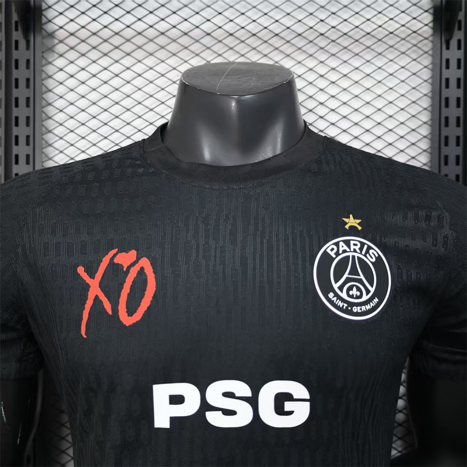 Paris Saint-Germain PSG 25-26 Black XO Special Jersey - Player Version - UnitedFutballJersey
