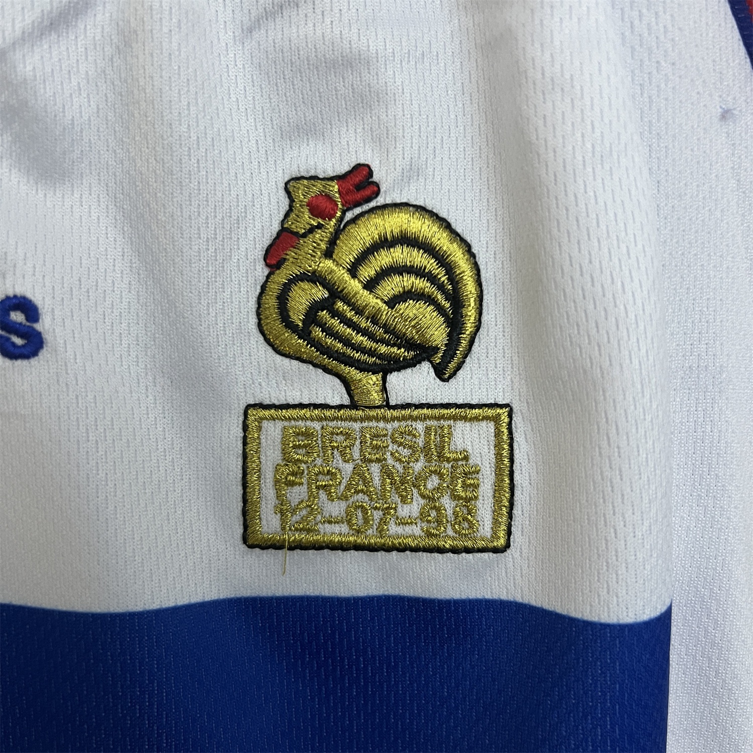 Retro France 1998 Away Kids Kit - UnitedFutballJersey