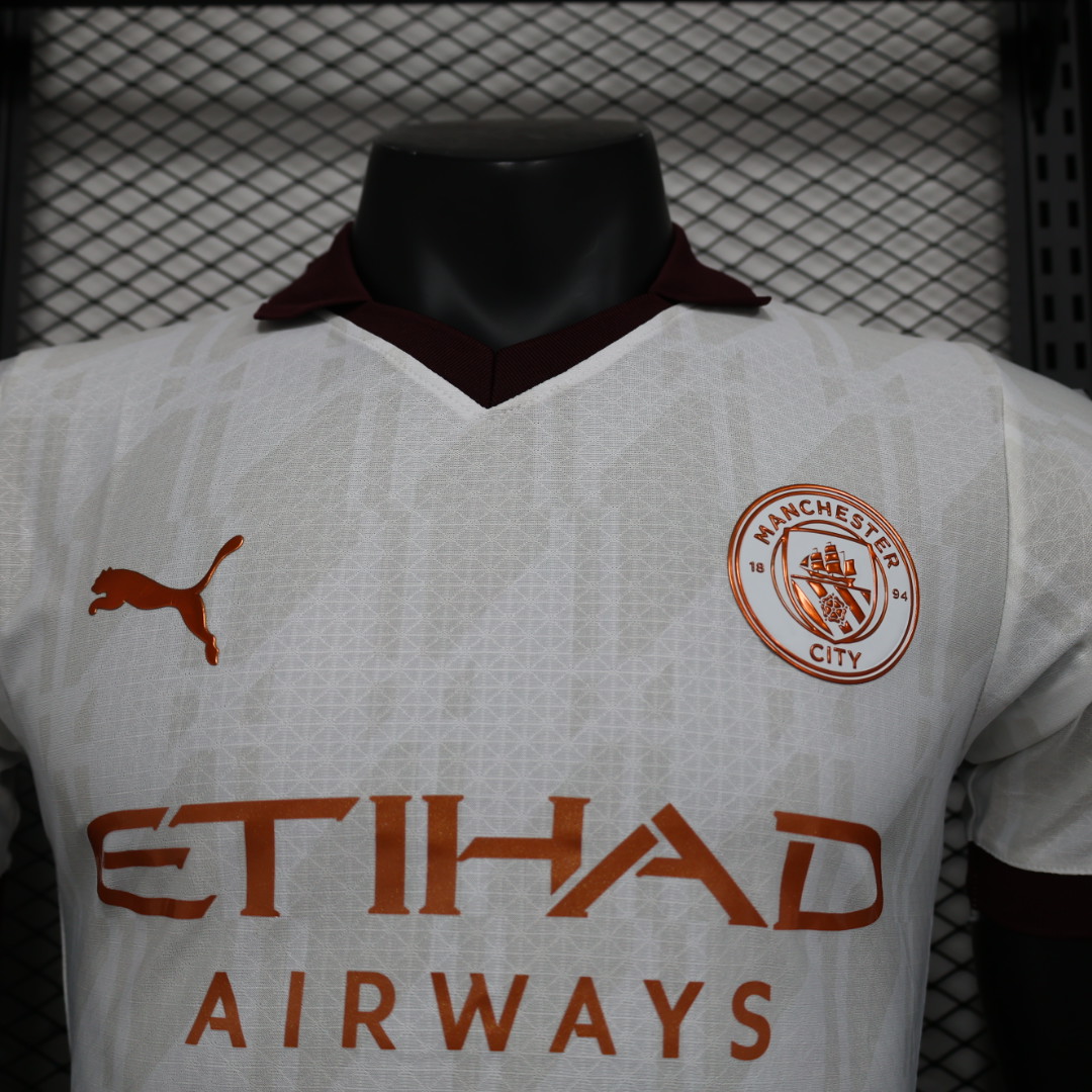 Manchester City 23-24 Away Jersey - Player Version - UnitedFutballJersey