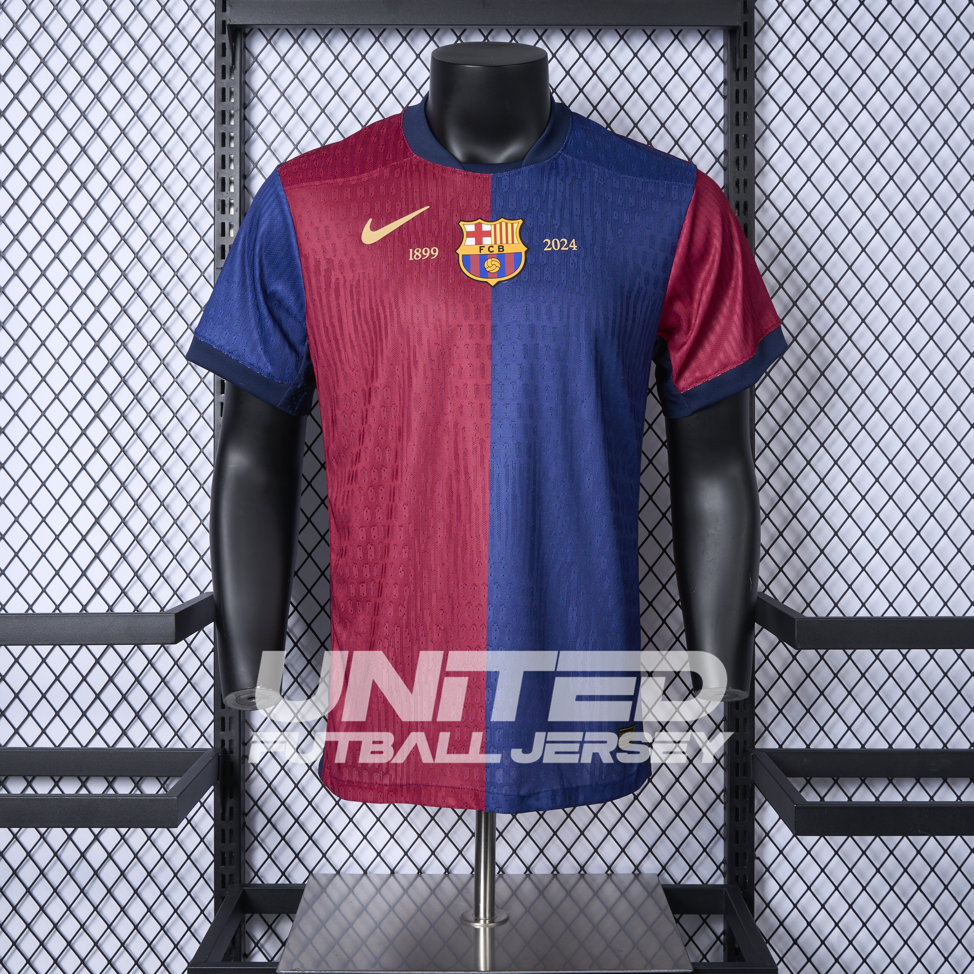 B.A.R.S.A 24-25 Home Unsponsored Anniversary Jersey - Player Version - UnitedFutballJersey