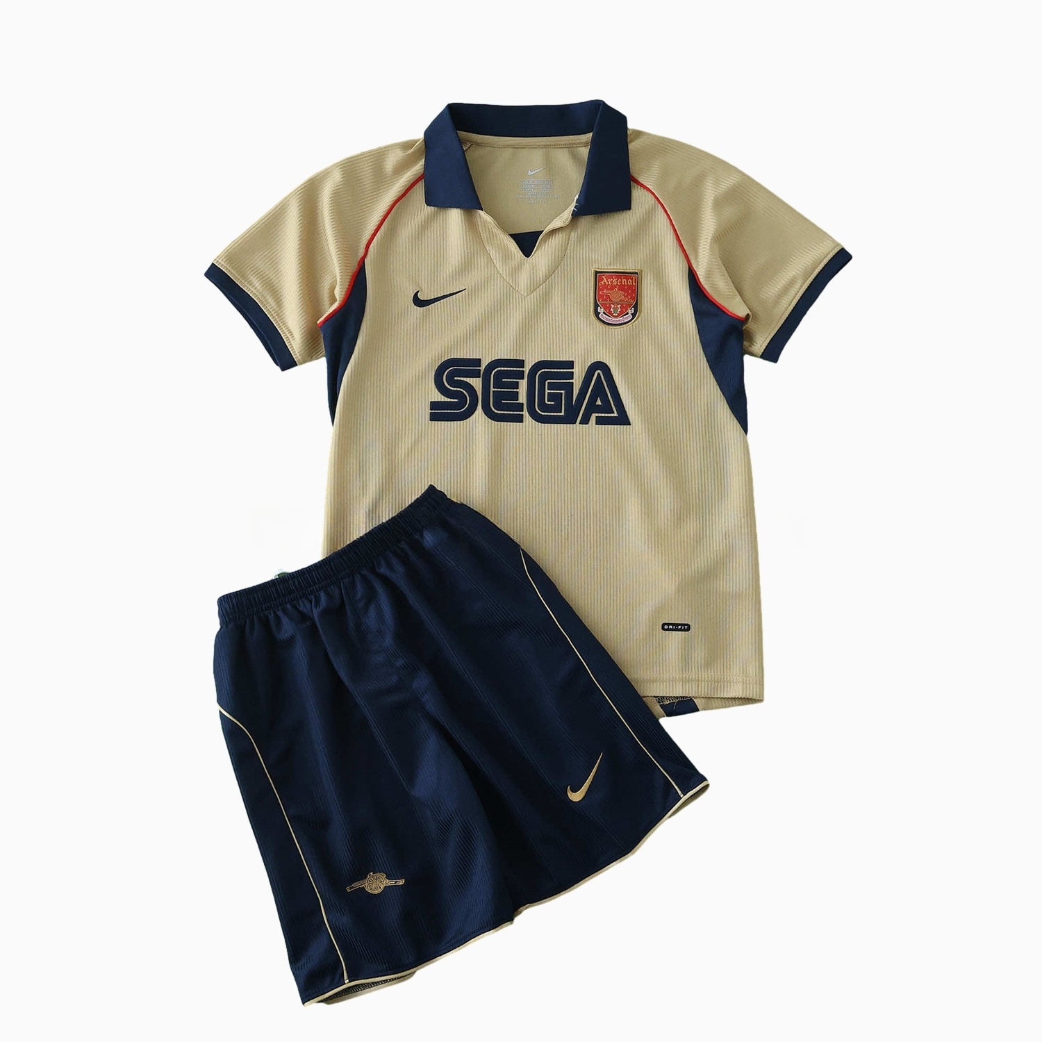 Retro Arsenal 2001-02 Away Kids Kit - UnitedFutballJersey